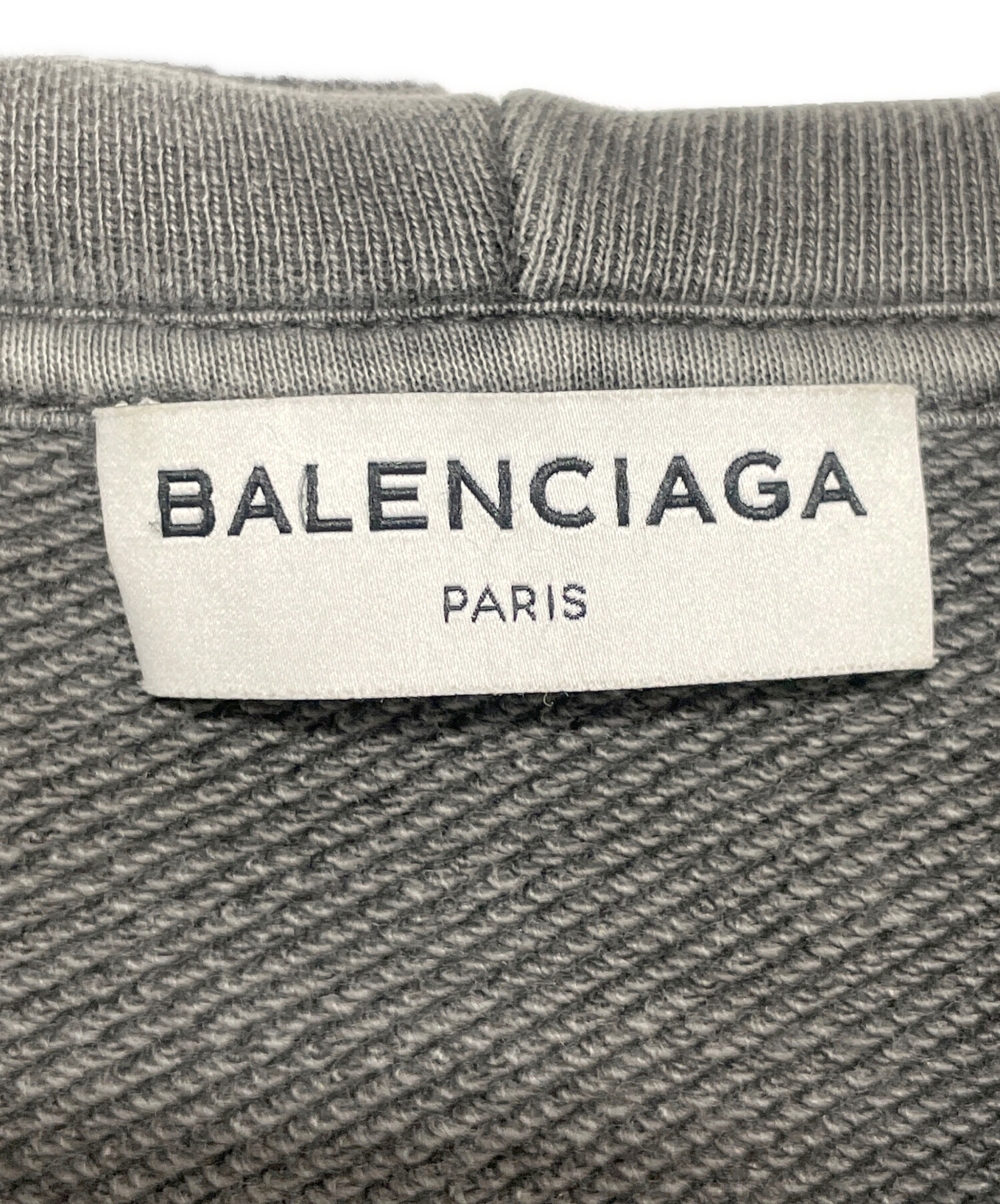 中古・古着通販】BALENCIAGA (バレンシアガ) バックロゴフーディー 