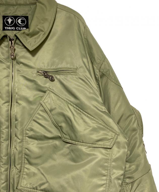 中古・古着通販】THUG CLUB (サグ クラブ) NYLON STUDDED BOMBER