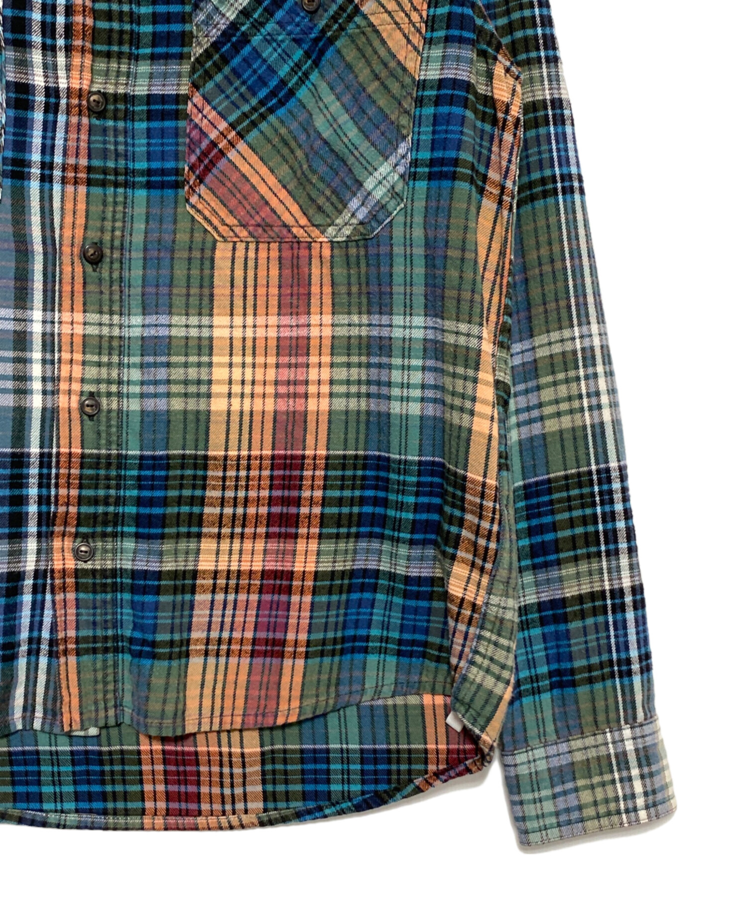 中古・古着通販】OFFWHITE (オフホワイト) STENCIL FLANNEL CHECK