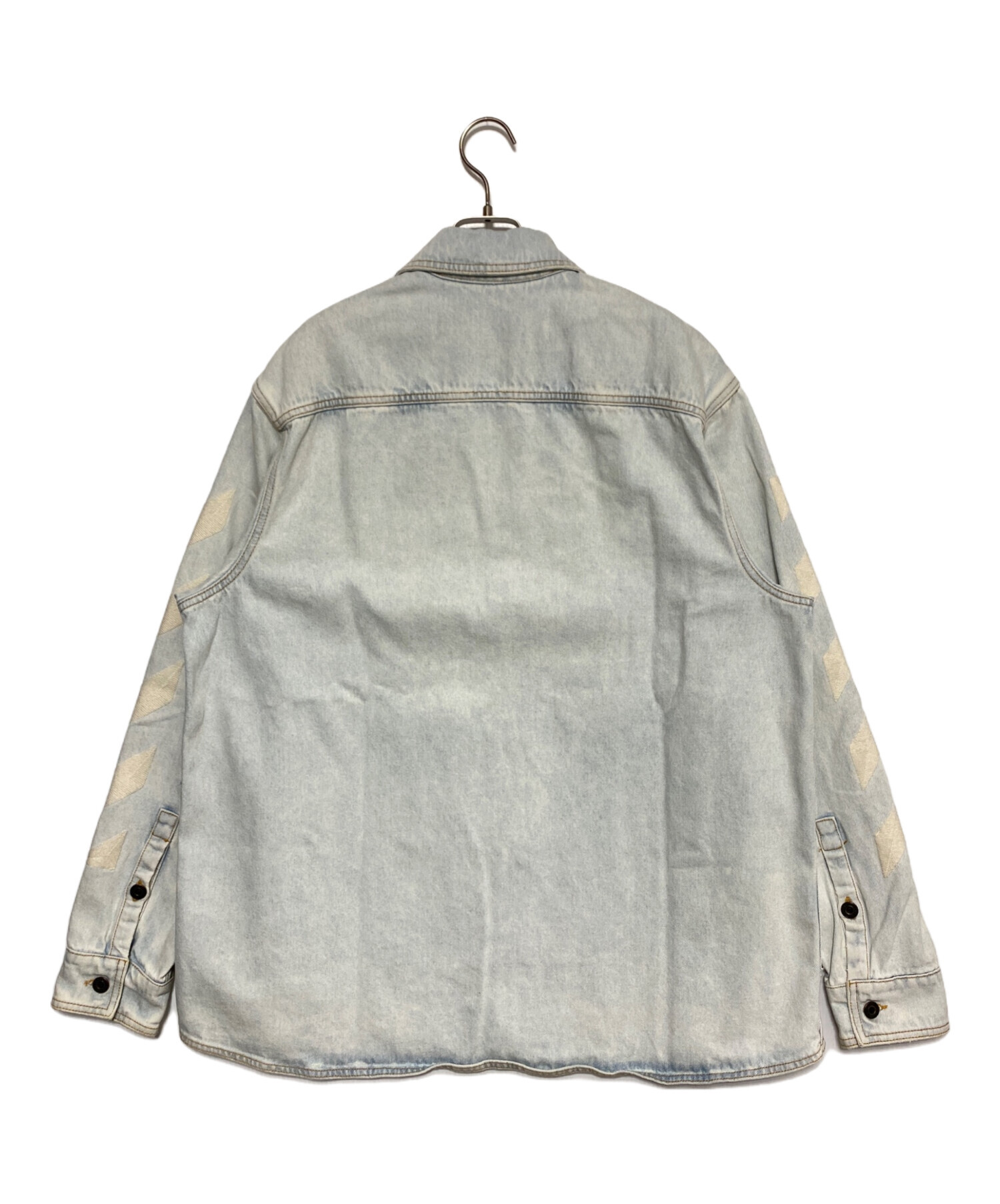 中古・古着通販】OFFWHITE (オフホワイト) デニムジャケット 中古・古着通販】OFFWHITE (オフホワイト) デニムジャケット