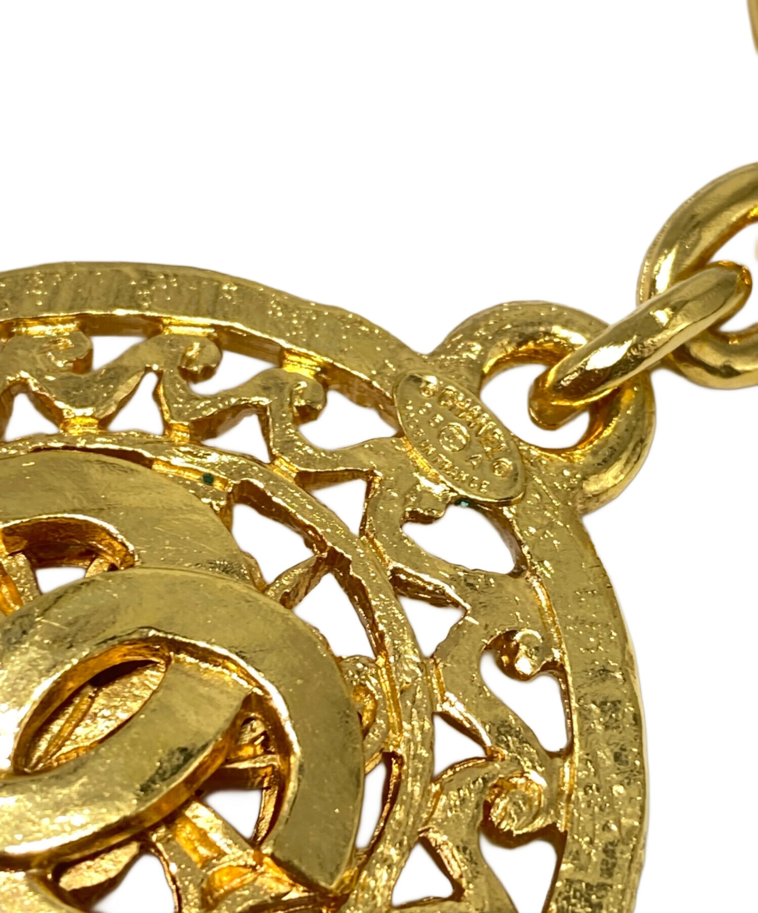 希少！CHANEL　シャネル 　マドモアゼル モチーフ ココマーク　 キーリング 希少！CHANEL シャネル マドモアゼル モチーフ ココマーク