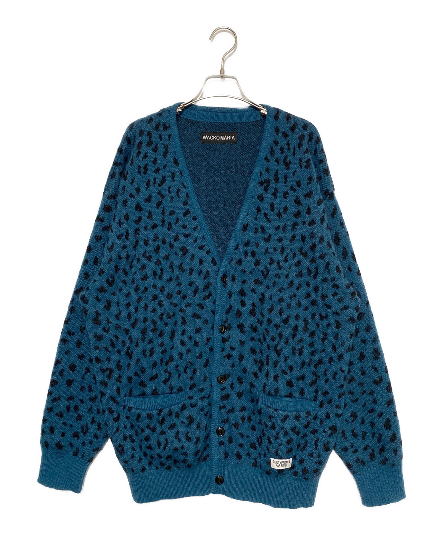 中古・古着通販】WACKO MARIA (ワコマリア) LEOPARD MOHAIR CARDIGAN