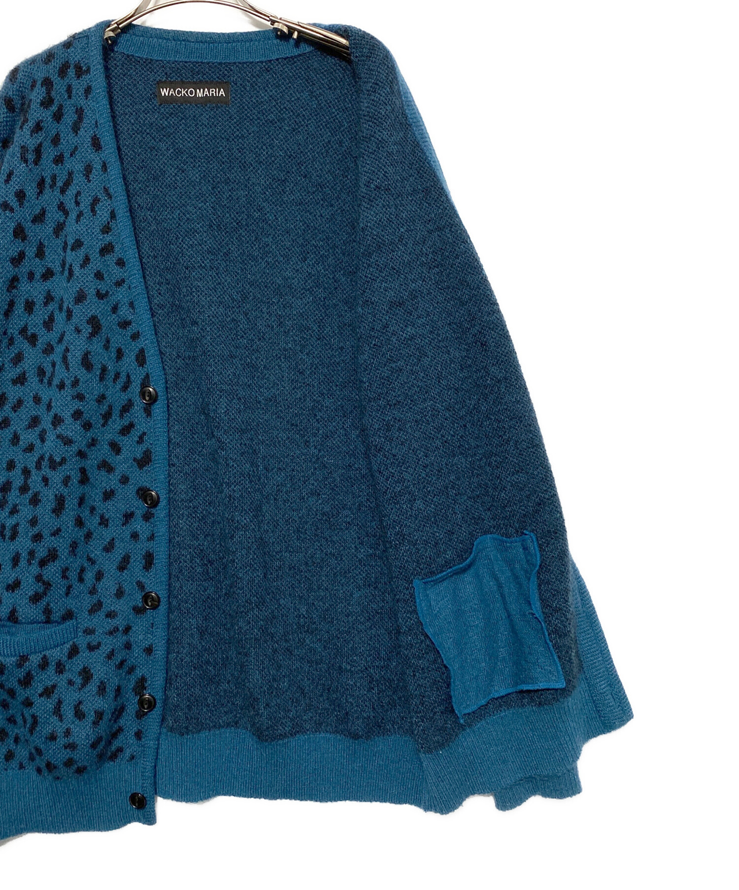 WACKO MARIA/MOHAIR KNIT CARDIGAN（ネイビー） 【公式通販】