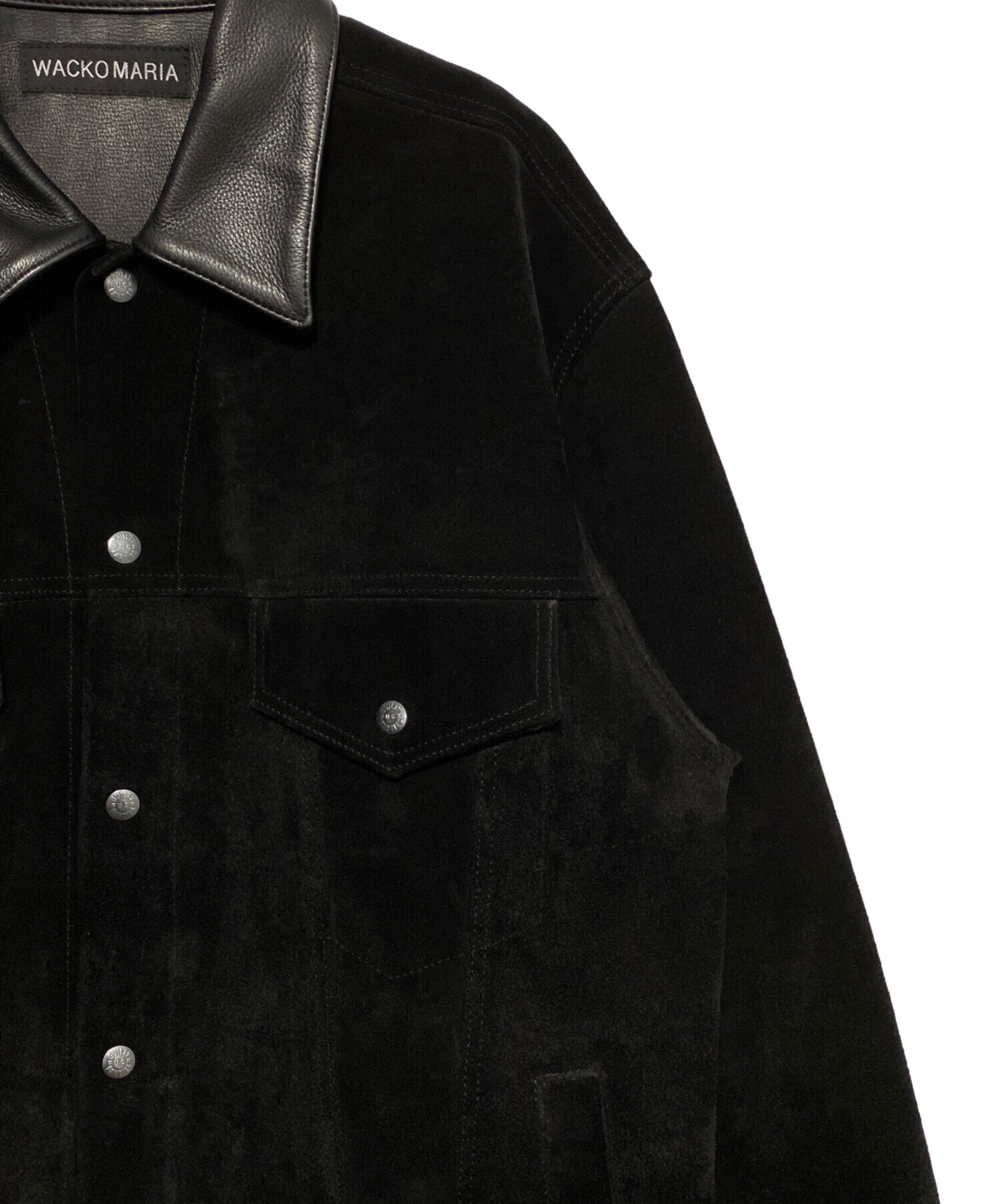 中古・古着通販】WACKO MARIA (ワコマリア) SUEDE LEATHER TRUCKER 