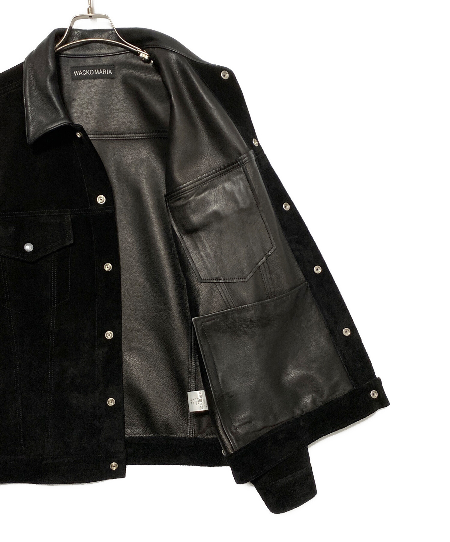 中古・古着通販】WACKO MARIA (ワコマリア) SUEDE LEATHER TRUCKER