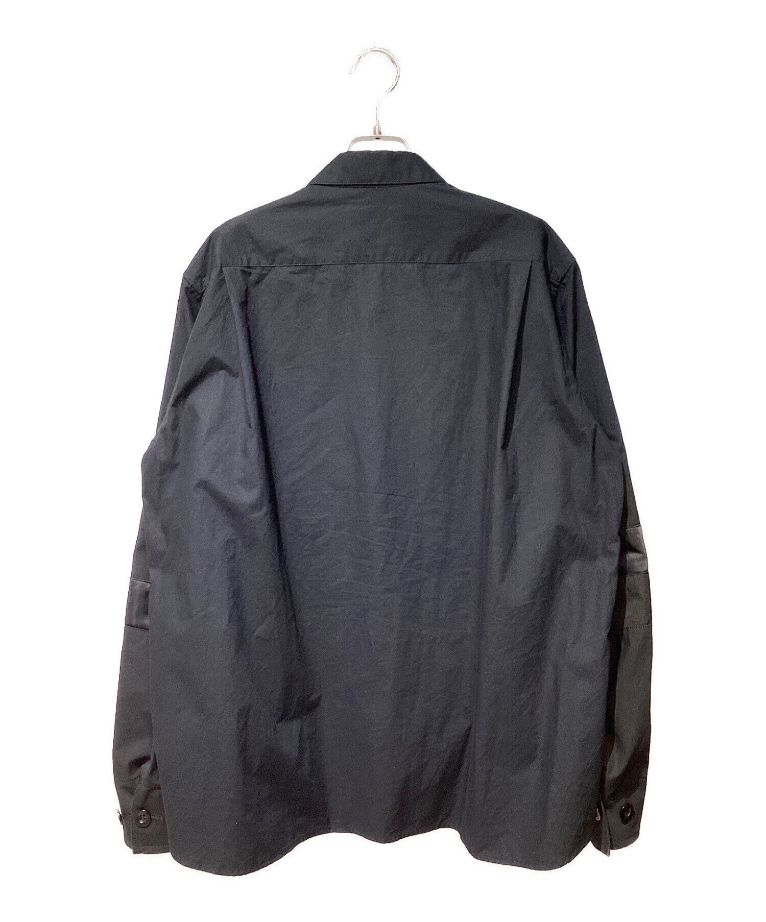 中古・古着通販】sacai (サカイ) Typewriter Grosgrain Shirt ブラック