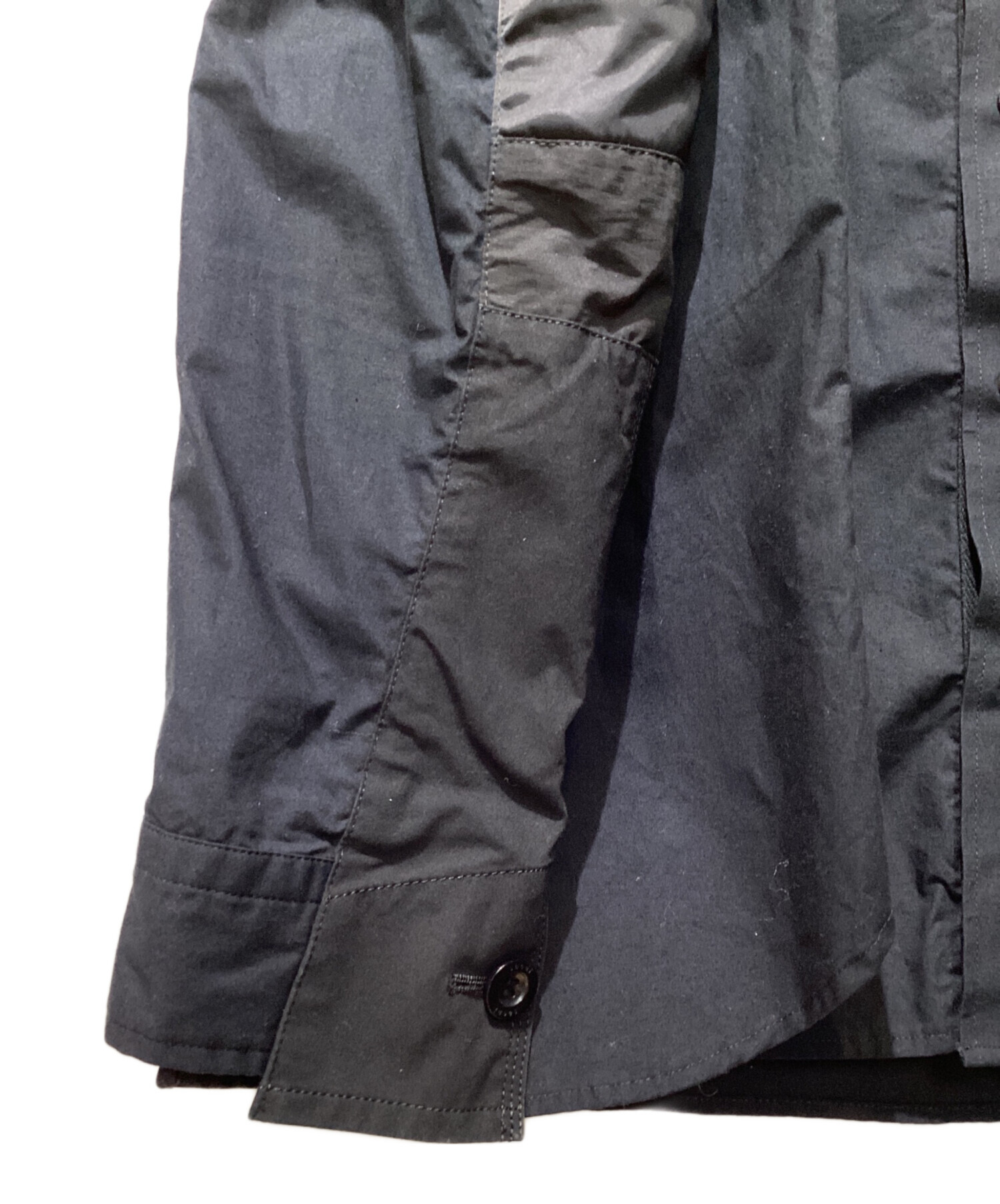 中古・古着通販】sacai (サカイ) Typewriter Grosgrain Shirt ブラック