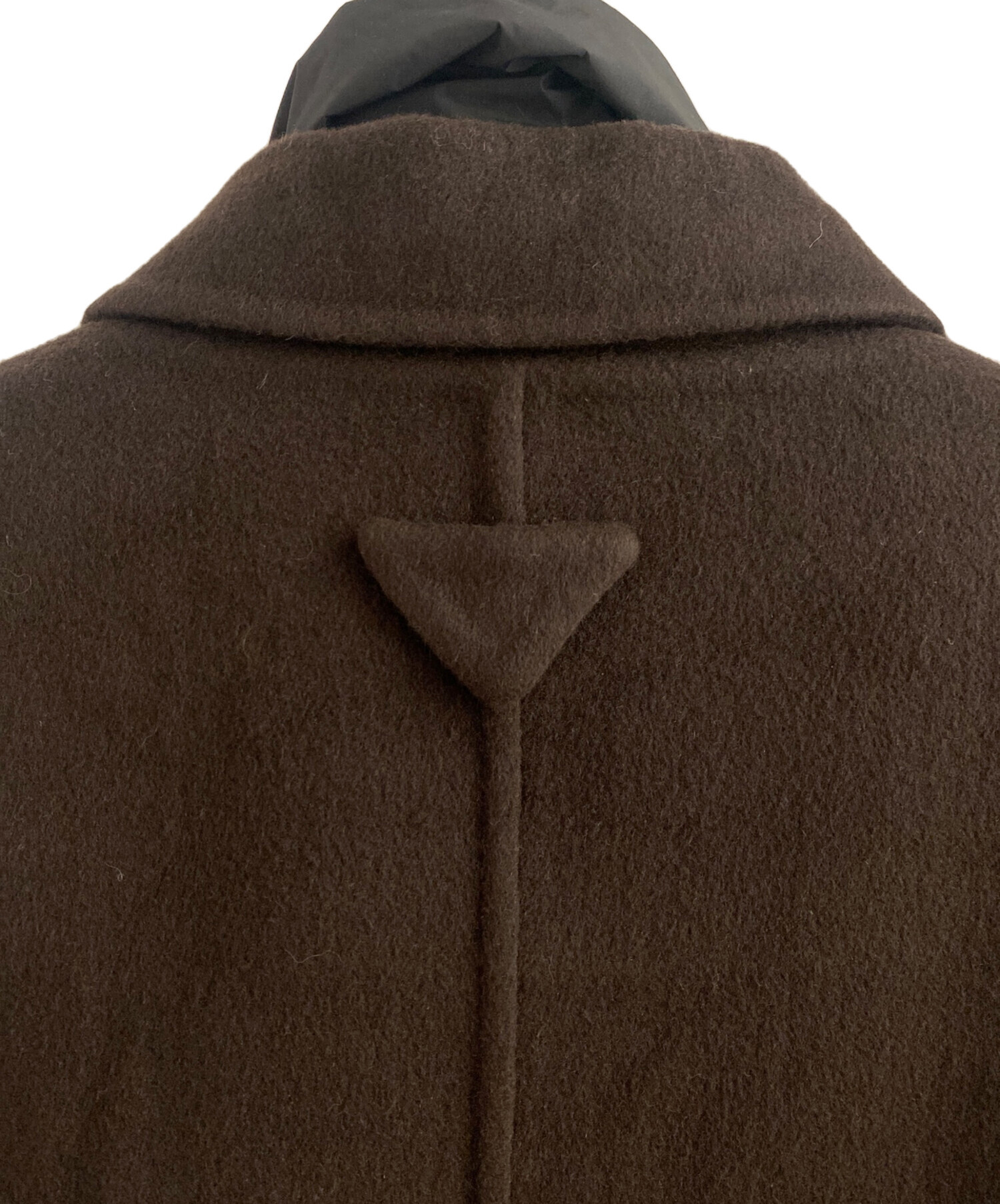 中古・古着通販】PRADA (プラダ) ナイロンベスト付きカシミヤコート