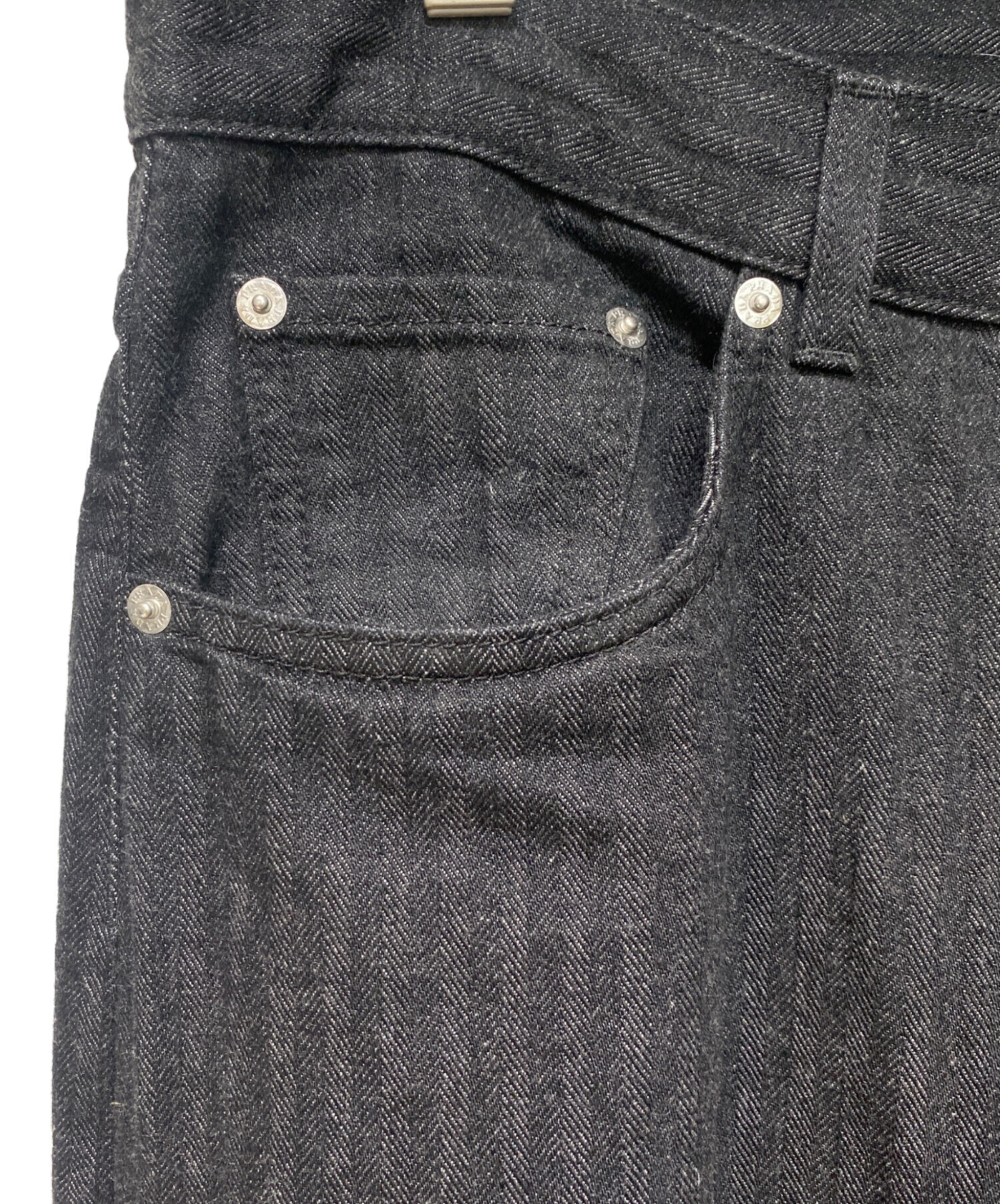 中古・古着通販】PRADA (プラダ) ワイドレッグ シェブロンデニム