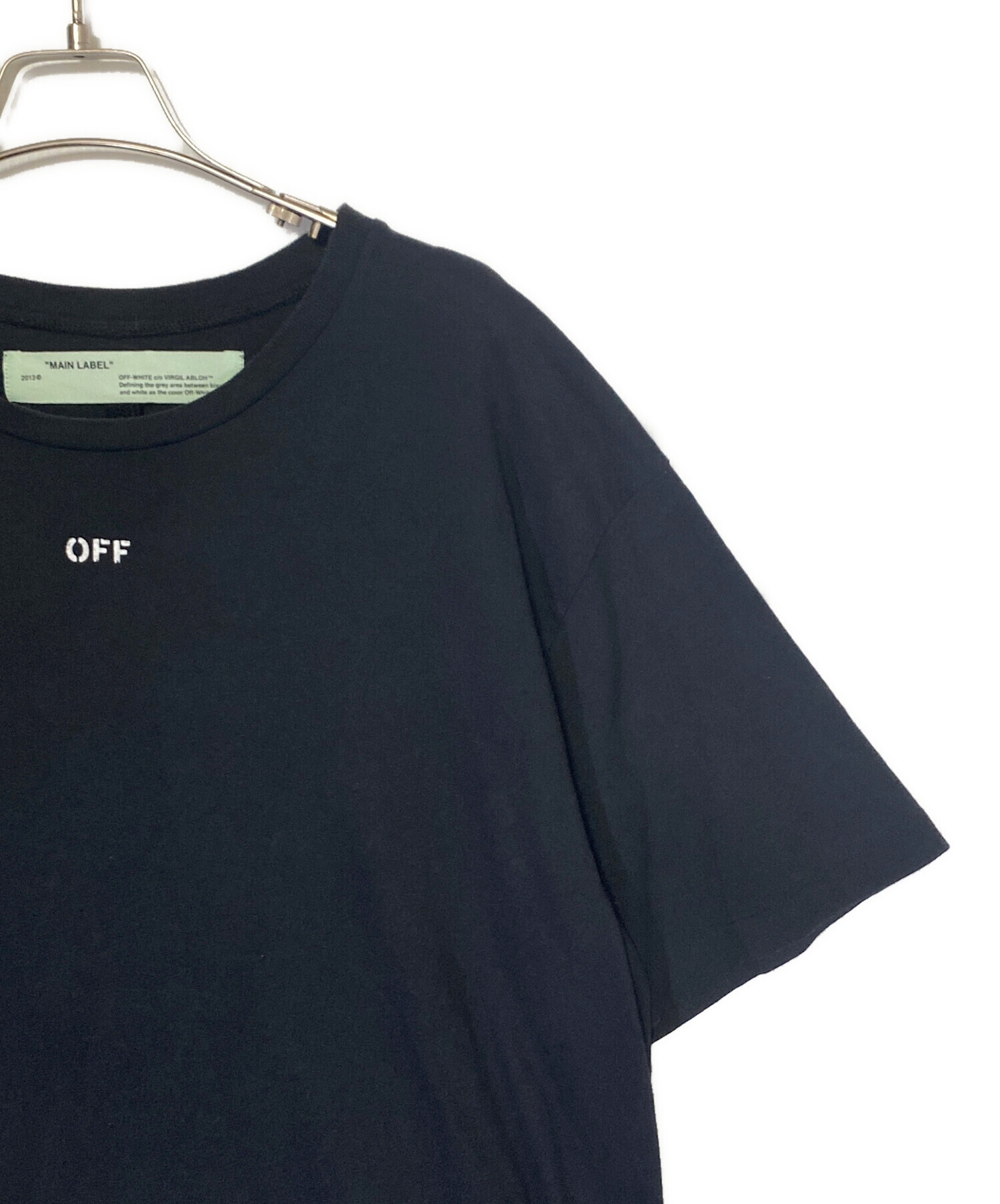 中古・古着通販】OFFWHITE (オフホワイト) スカルプリントTシャツ 