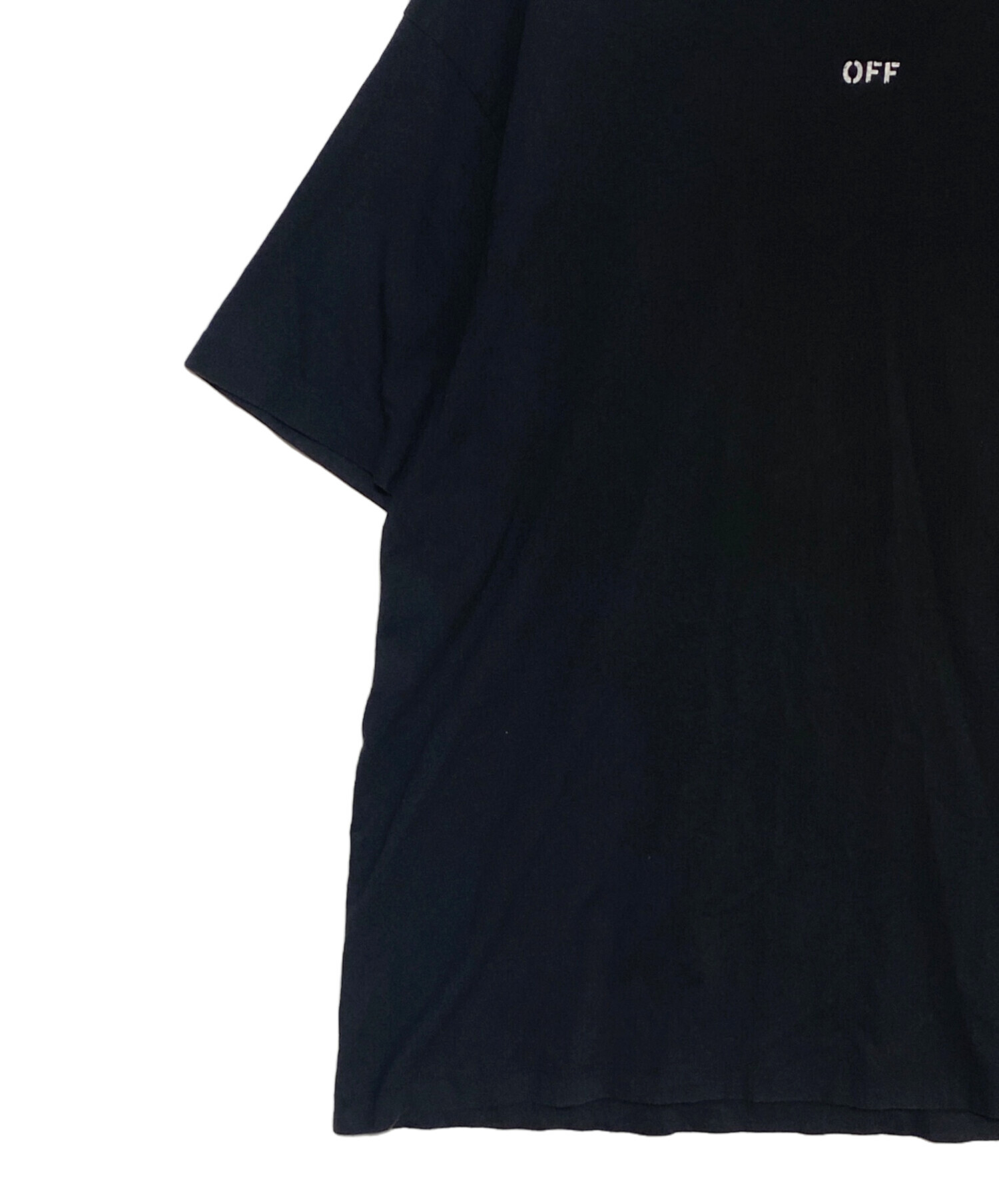 中古・古着通販】OFFWHITE (オフホワイト) スカルプリントTシャツ 