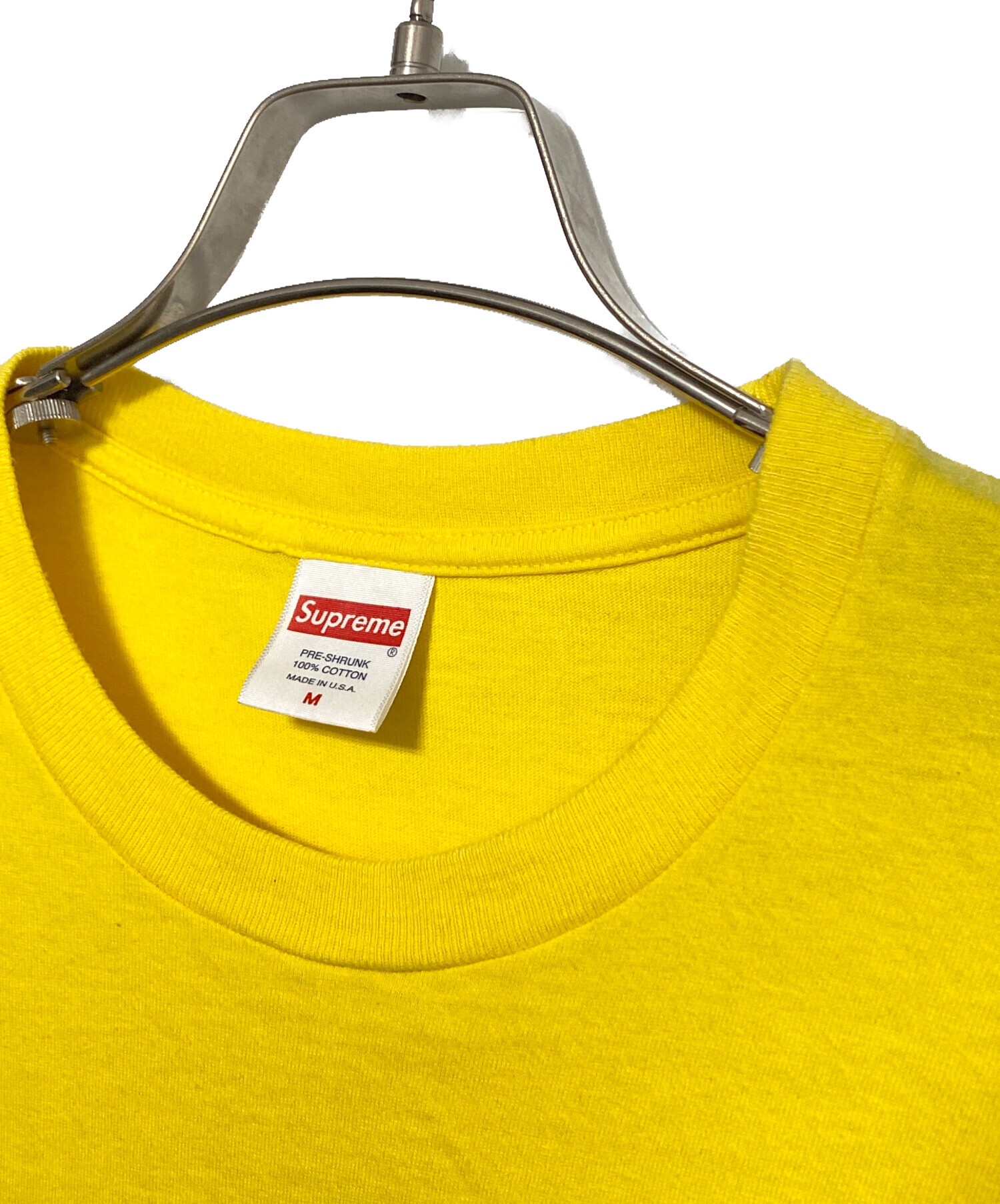 中古・古着通販】SUPREME (シュプリーム) Cross Box Logo Tee イエロー