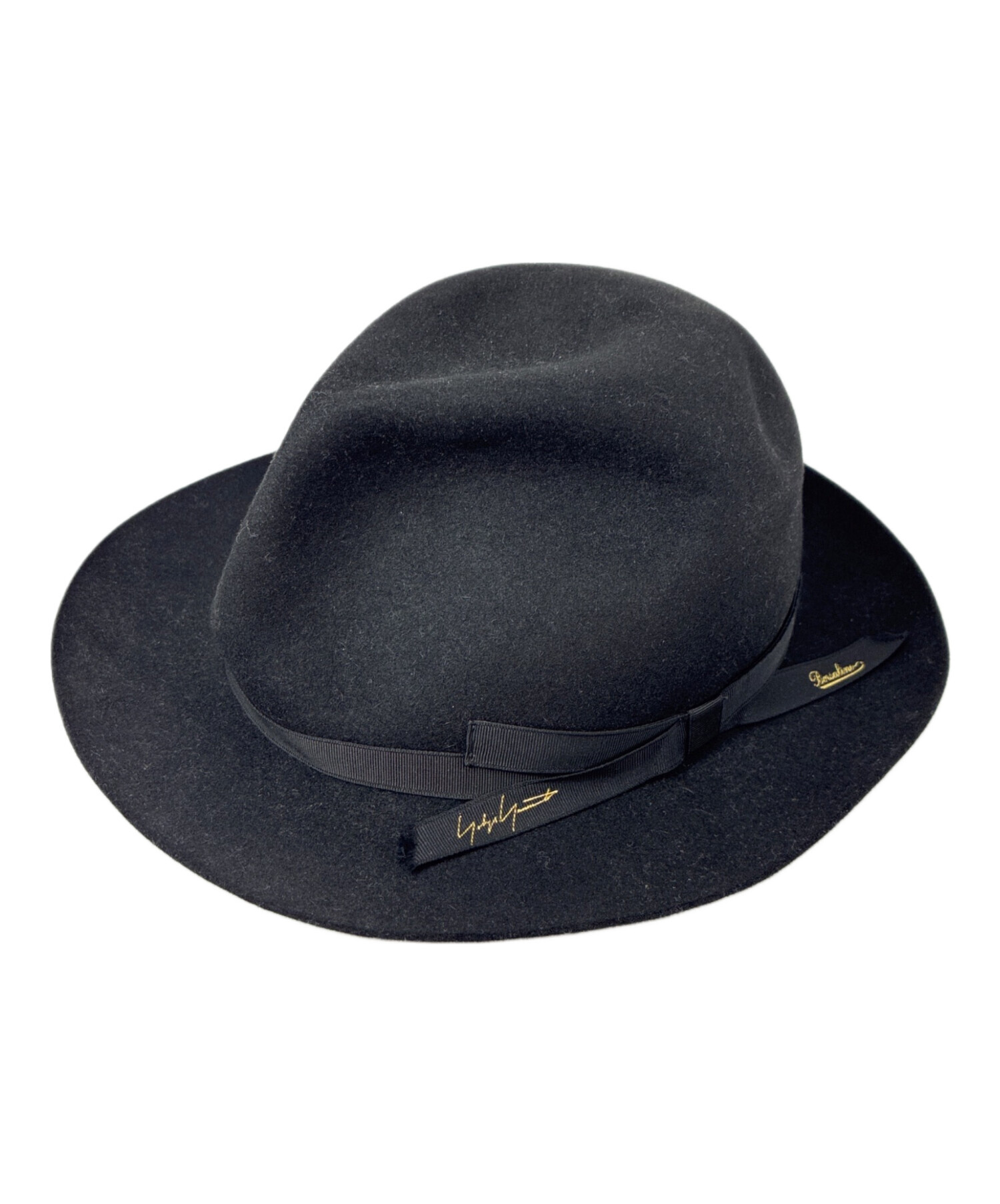 Yohji Yamamoto ボルサリーノコラボ　ギャバジンハット ギャラリー：ヨウジヤマモトと高級帽子ブランドのボルサリーノが