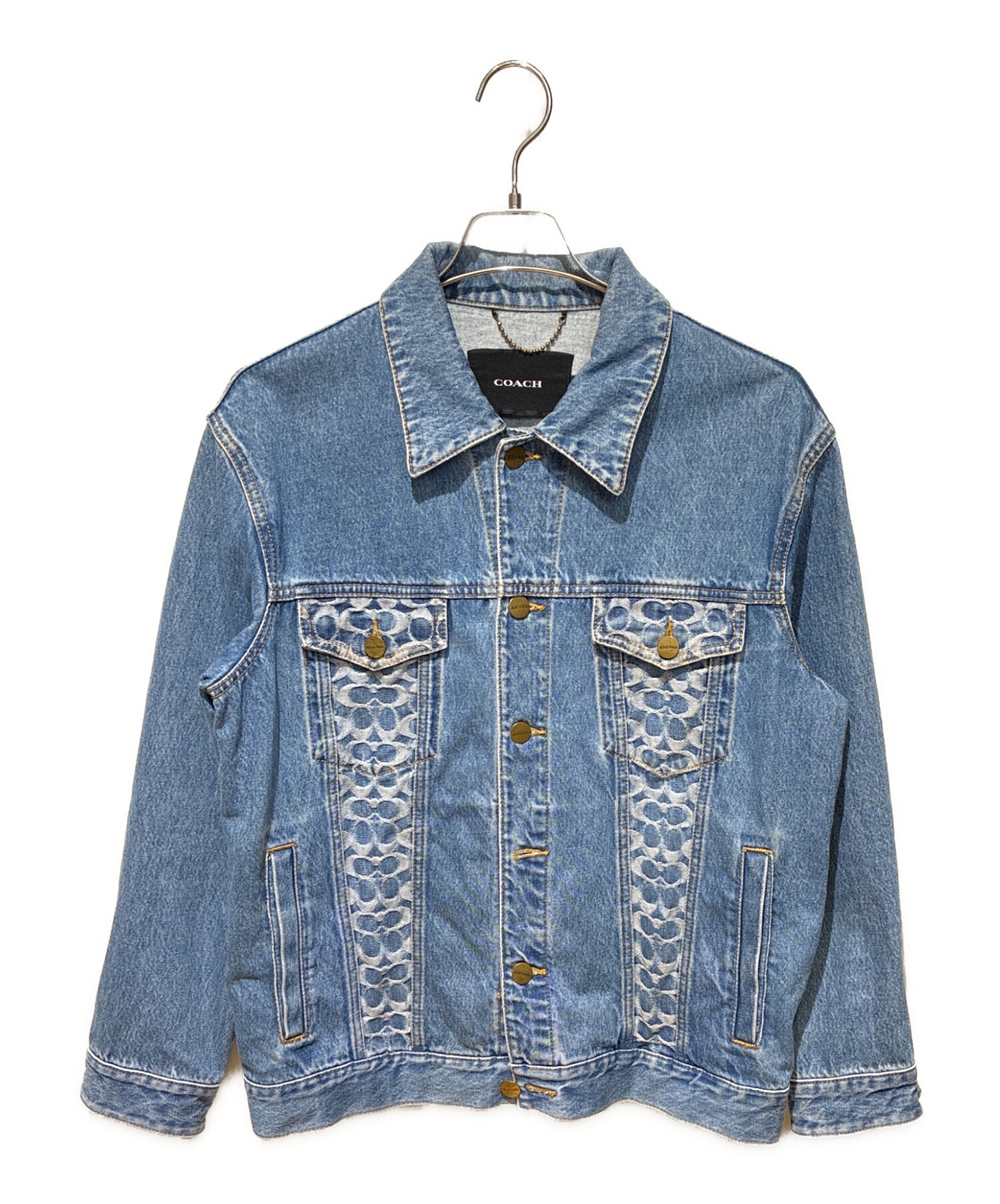 中古・古着通販】COACH (コーチ) ジャガードデニムジャケット 
