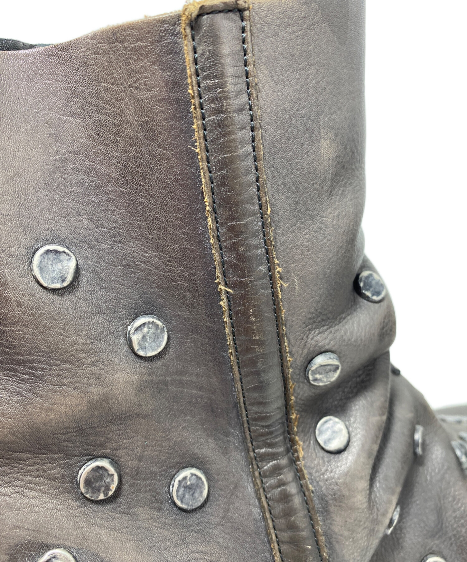 中古・古着通販】MIHARA YASUHIRO (ミハラヤスヒロ) スタッズブーツ