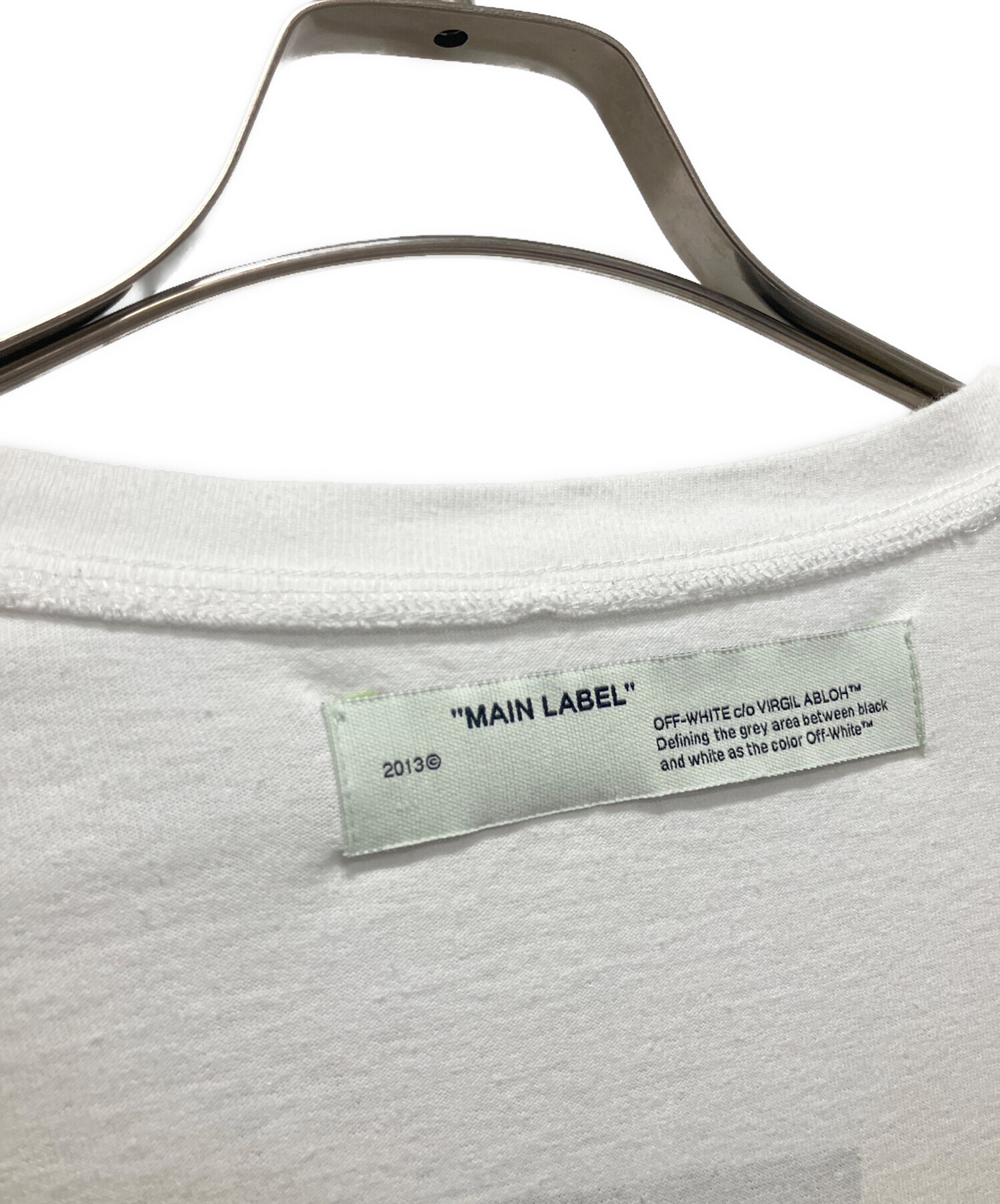 中古・古着通販】OFFWHITE (オフホワイト) 19AW SPLITTED ARROWS S/S