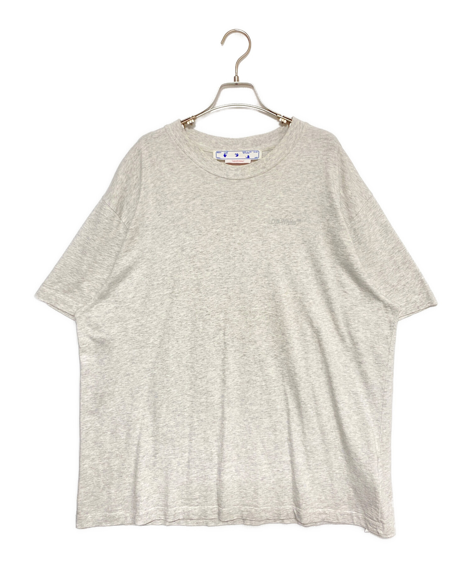 中古・古着通販】OFFWHITE (オフホワイト) Tシャツ グレー サイズ:M