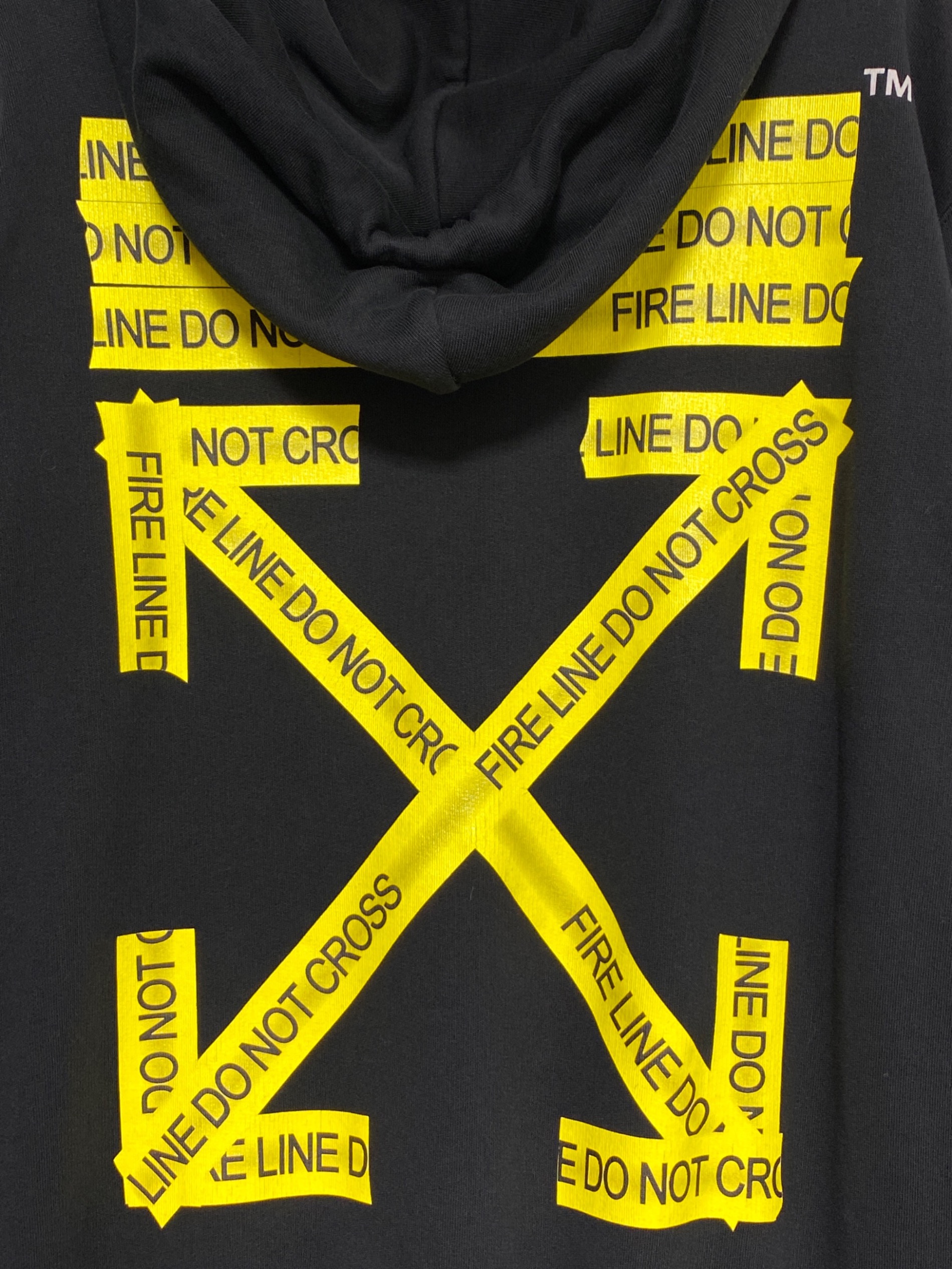 中古・古着通販】OFFWHITE (オフホワイト) テープアローロゴパーカー