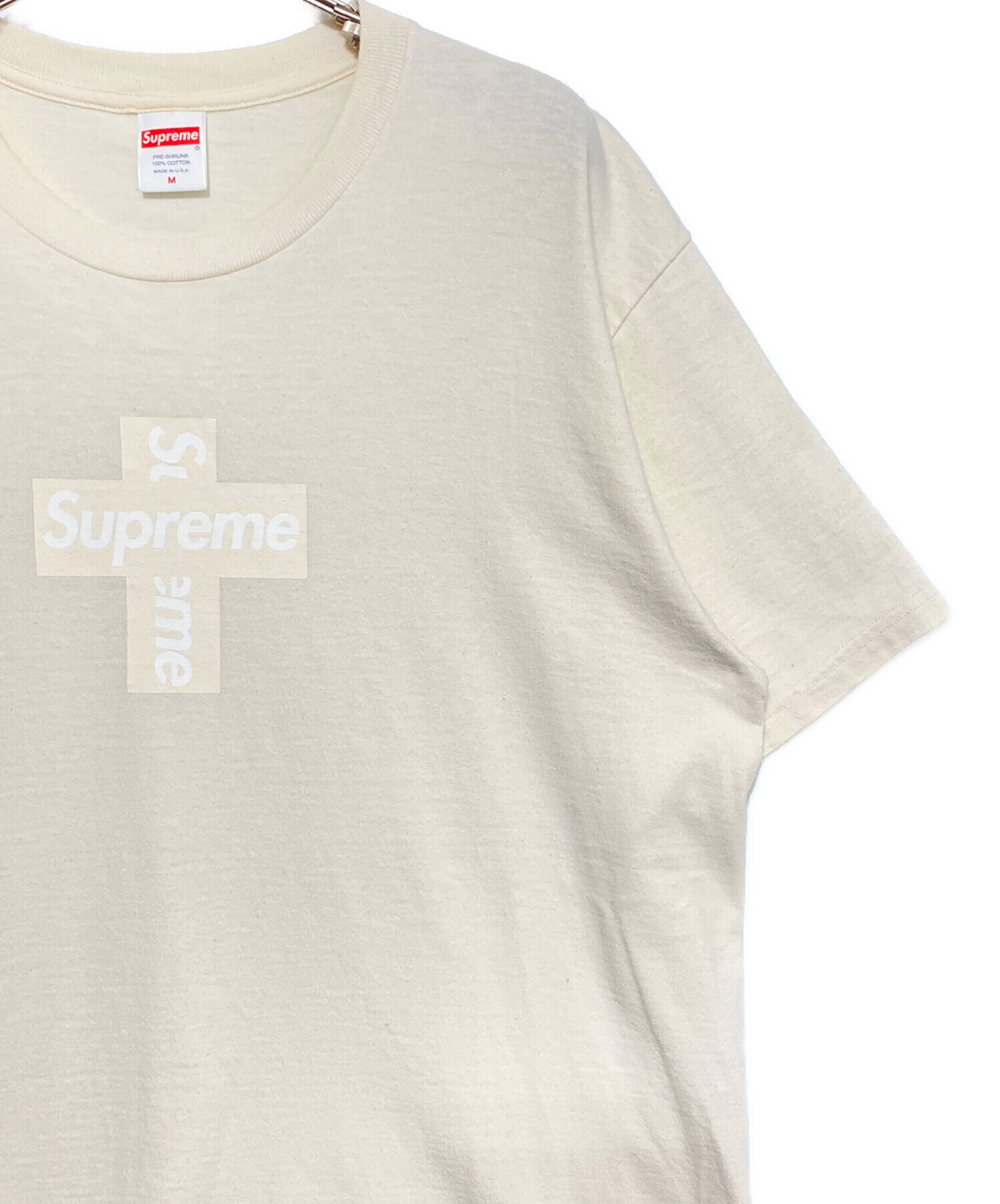 中古・古着通販】SUPREME (シュプリーム) Cross Box Logo Tee 