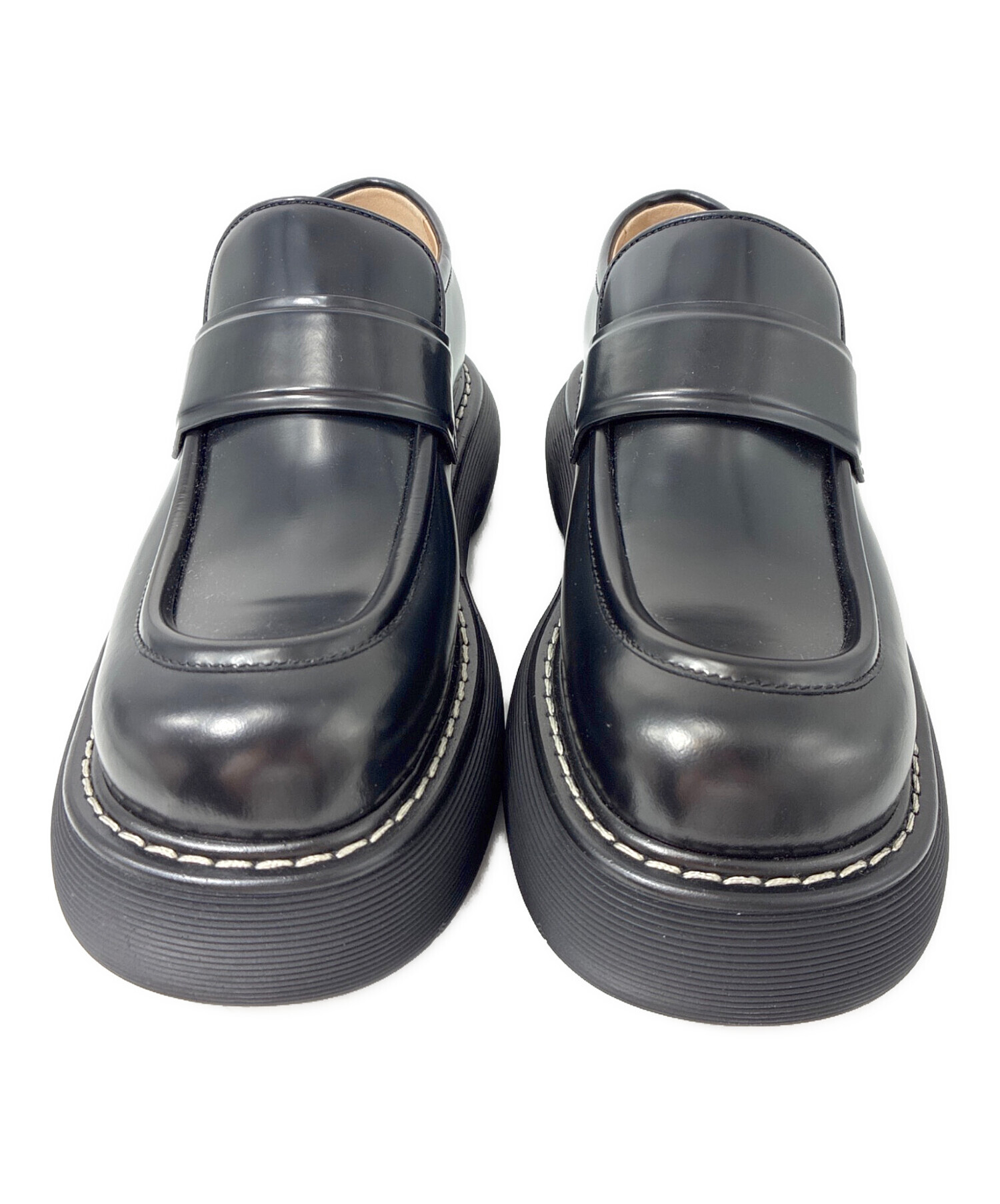 BOTTEGA VENETA ブラック Swell ローファー Bottega Veneta - Swell