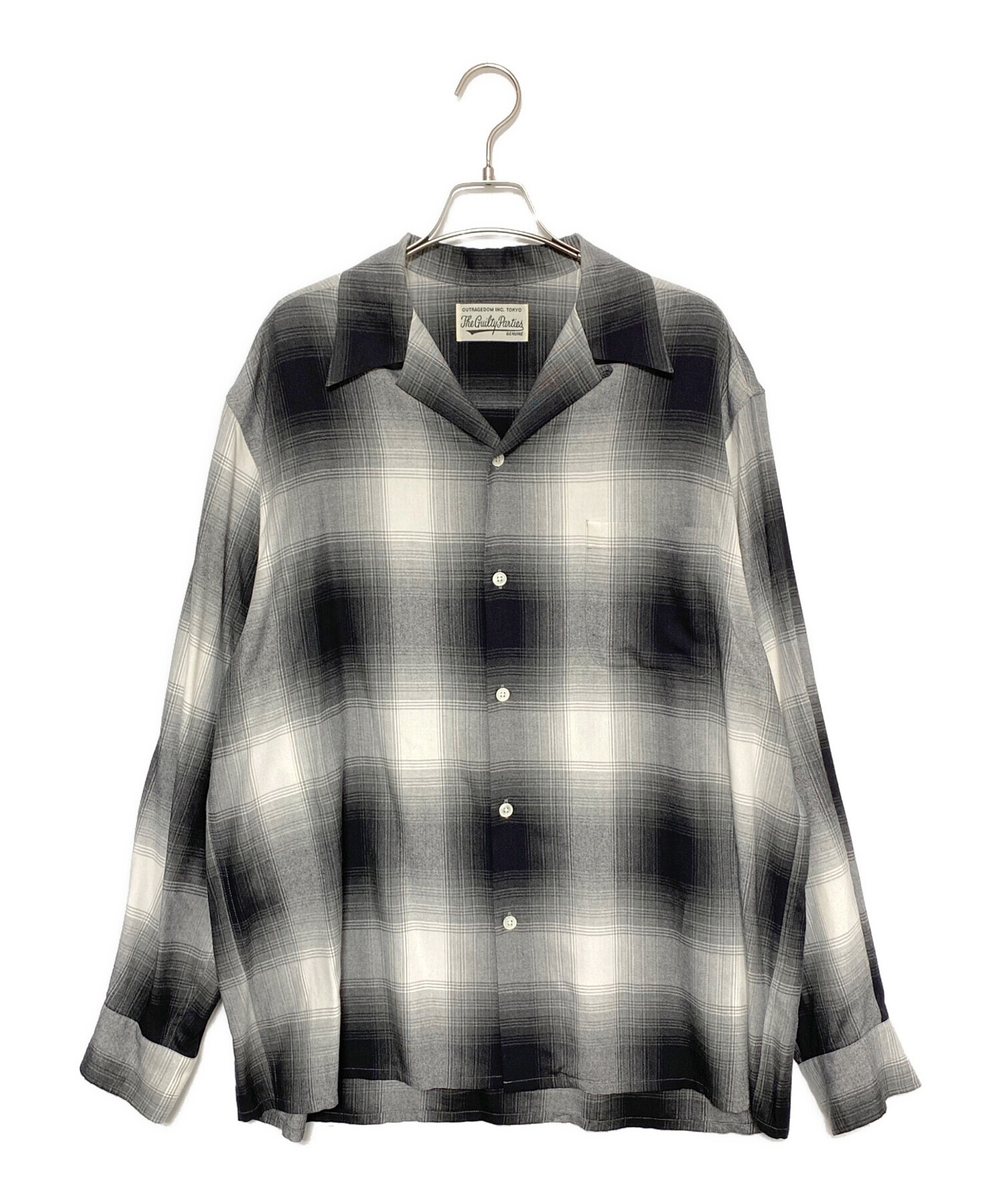 中古・古着通販】WACKO MARIA (ワコマリア) チェックシャツ ブラック