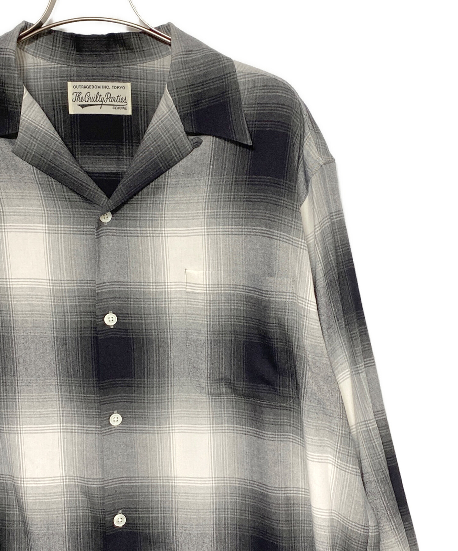 中古・古着通販】WACKO MARIA (ワコマリア) チェックシャツ ブラック