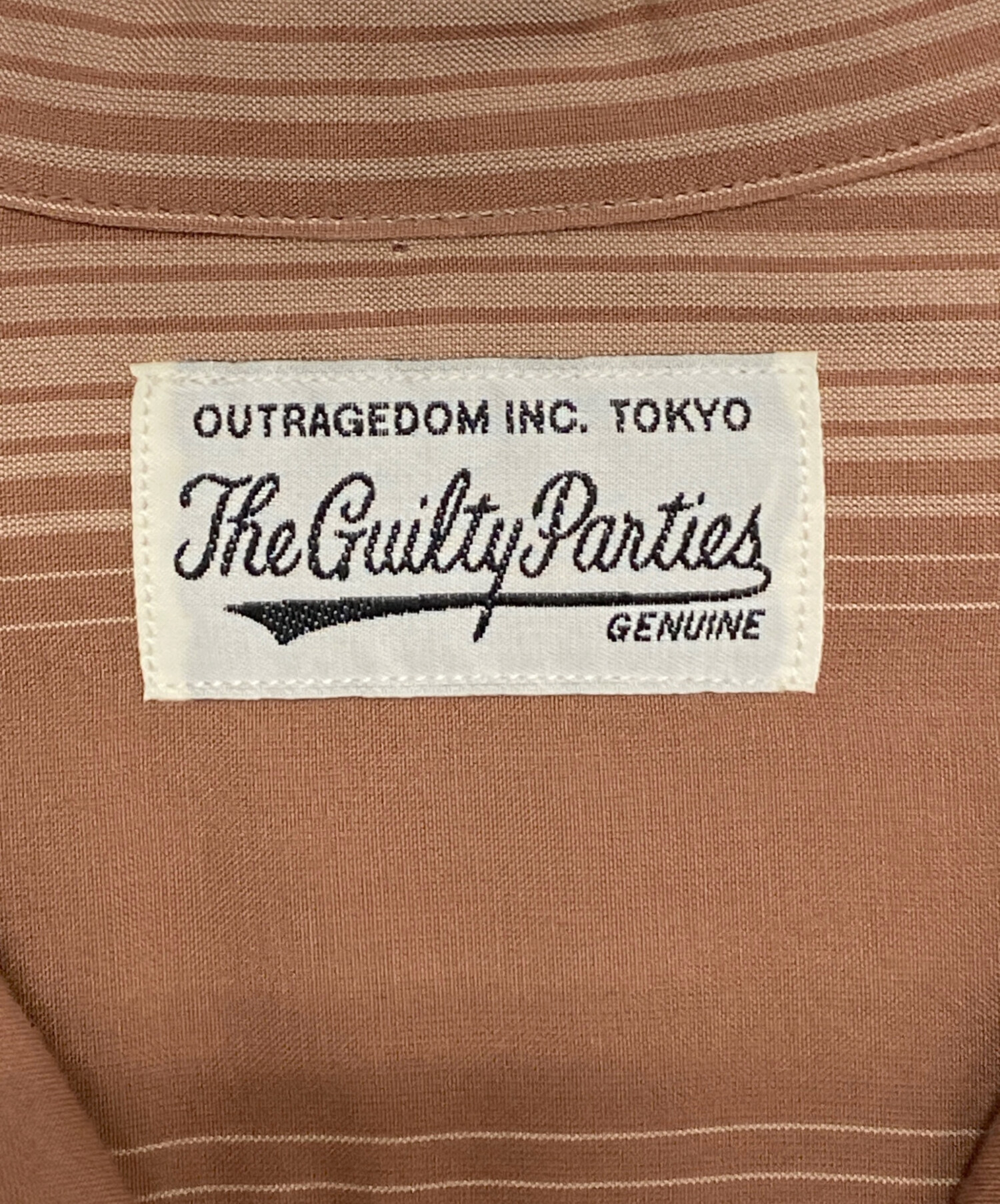 wackomaria ストライプシャツXL 中古・古着通販】WACKO MARIA (ワコマリア) ストライプシャツ ブラウン