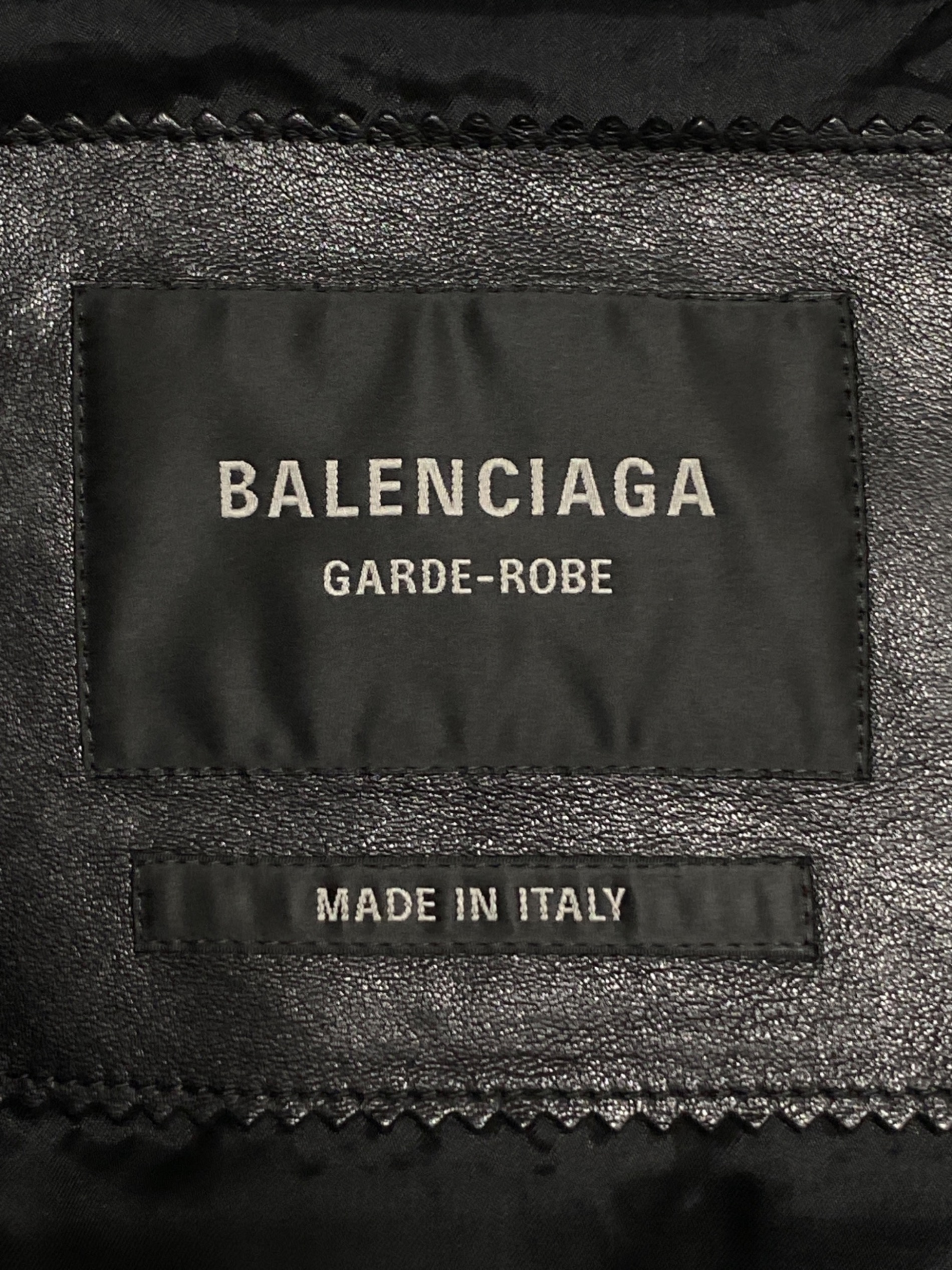 中古・古着通販】BALENCIAGA (バレンシアガ) レザージャケット 