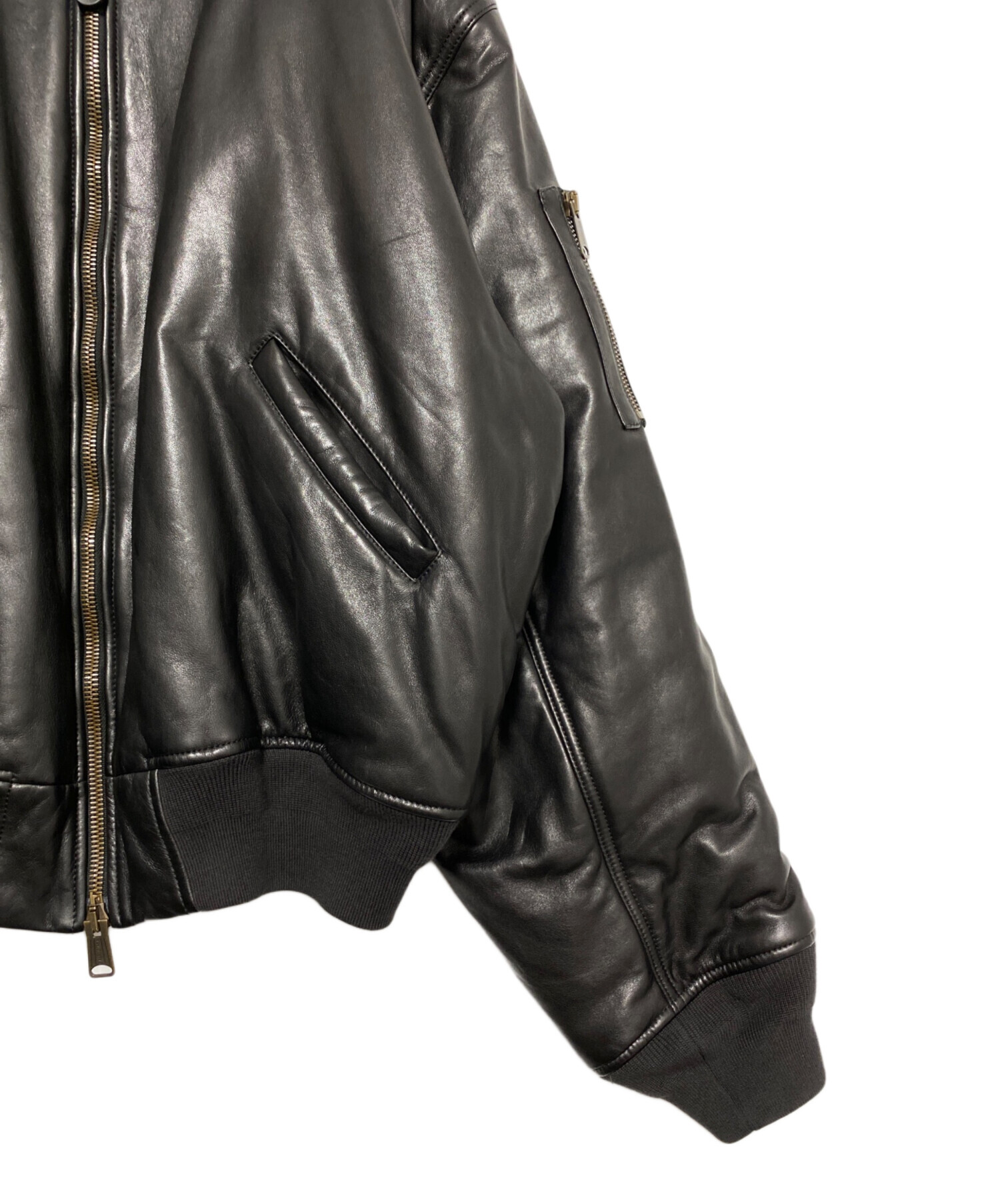 中古・古着通販】BALENCIAGA (バレンシアガ) レザージャケット