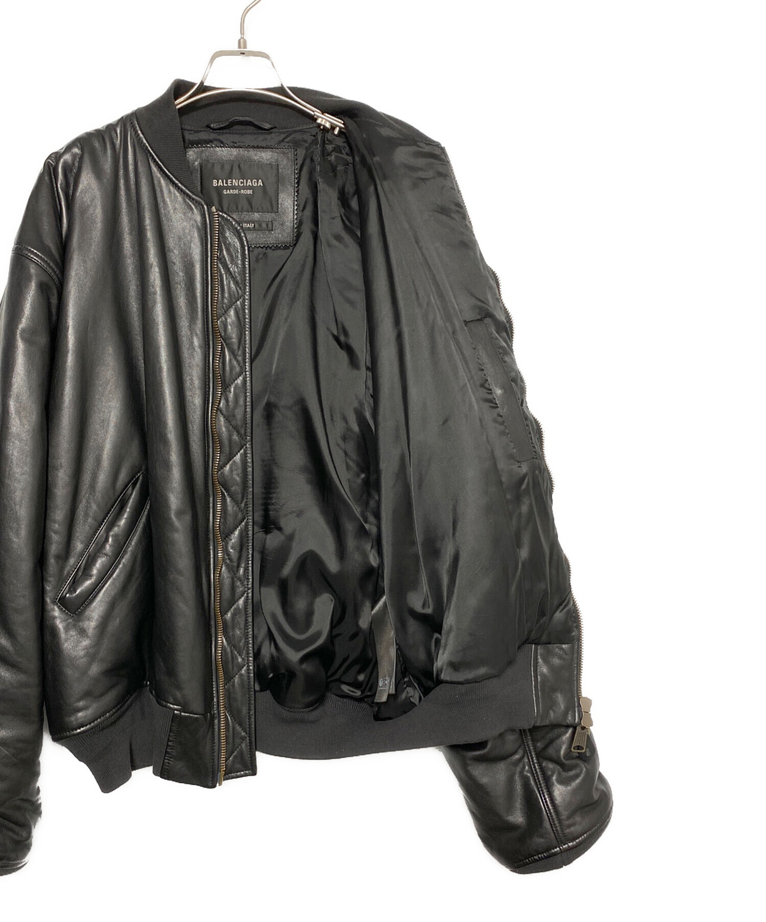 中古・古着通販】BALENCIAGA (バレンシアガ) レザージャケット