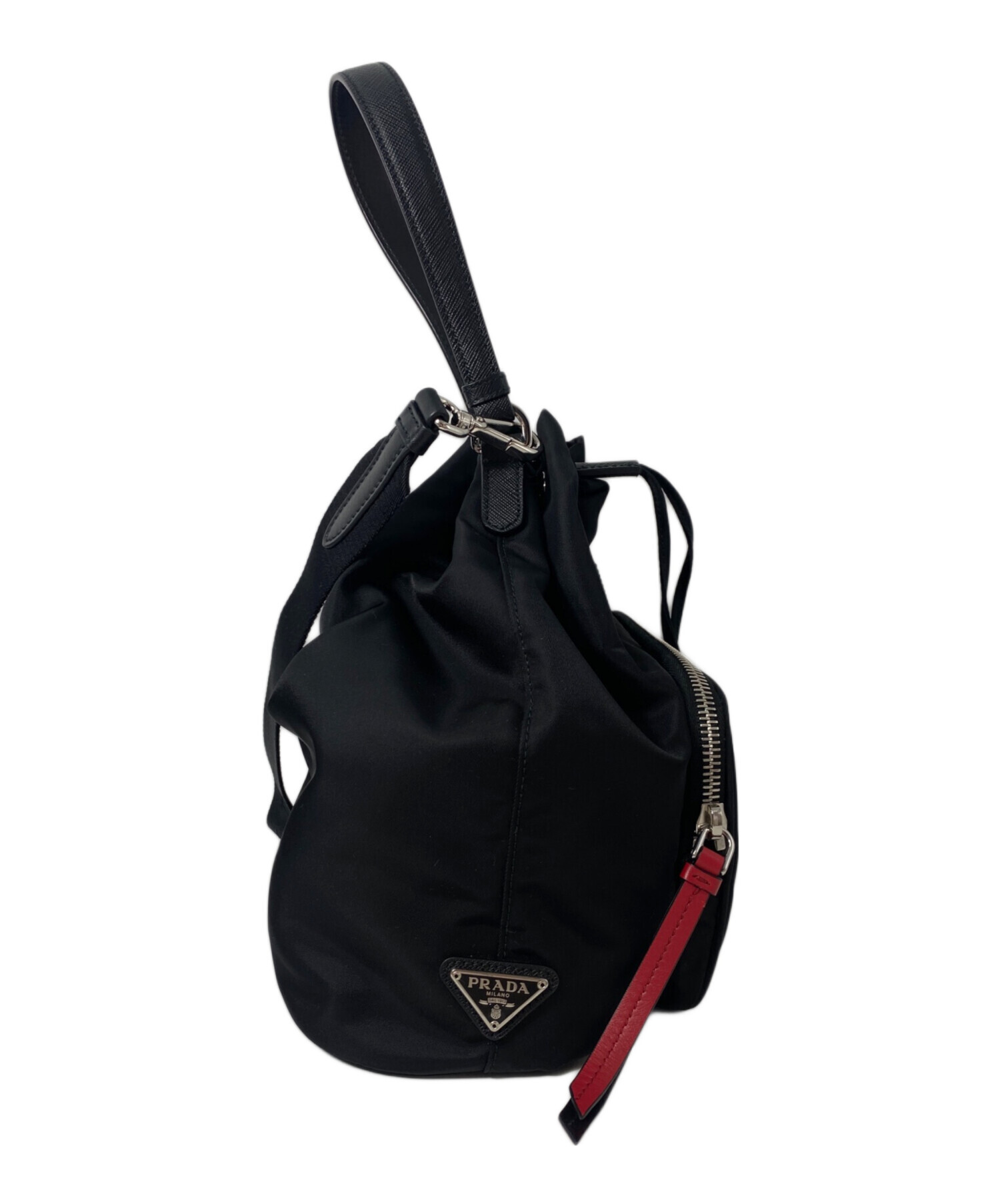 中古・古着通販】PRADA (プラダ) ロボパッチ ナイロンショルダーバッグ