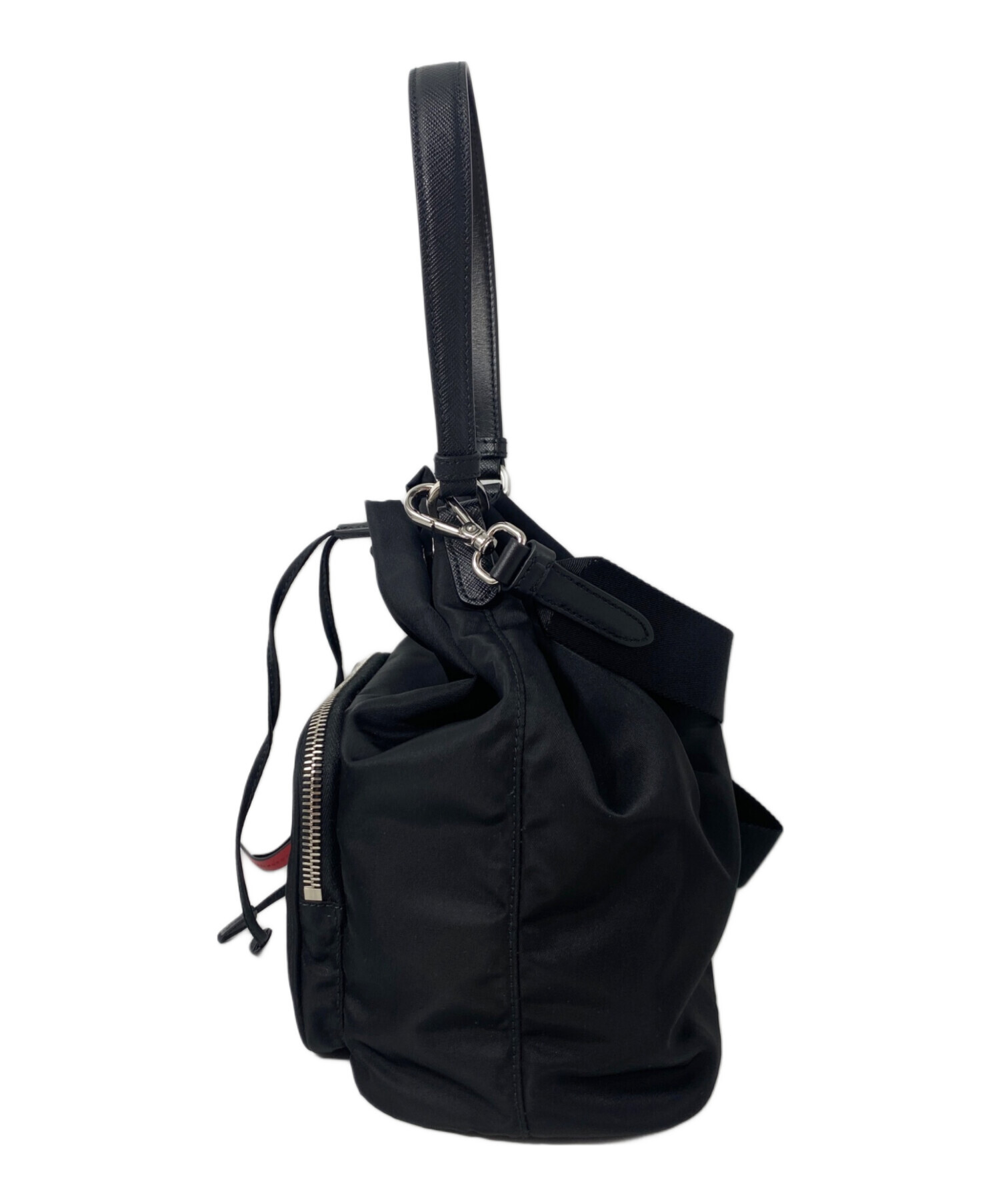 中古・古着通販】PRADA (プラダ) ロボパッチ ナイロンショルダーバッグ