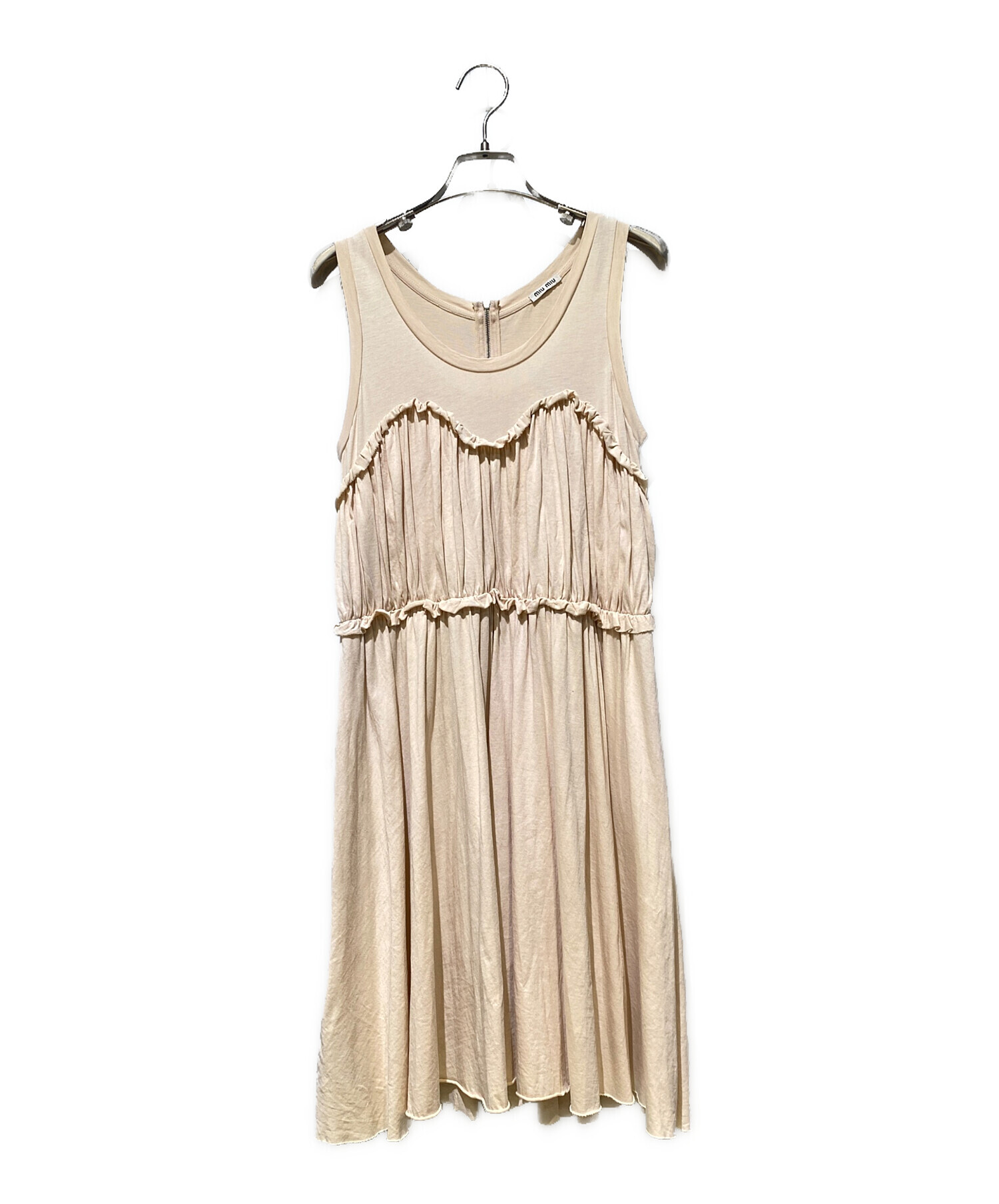 中古・古着通販】MIU MIU (ミュウミュウ) ノースリーブワンピース 