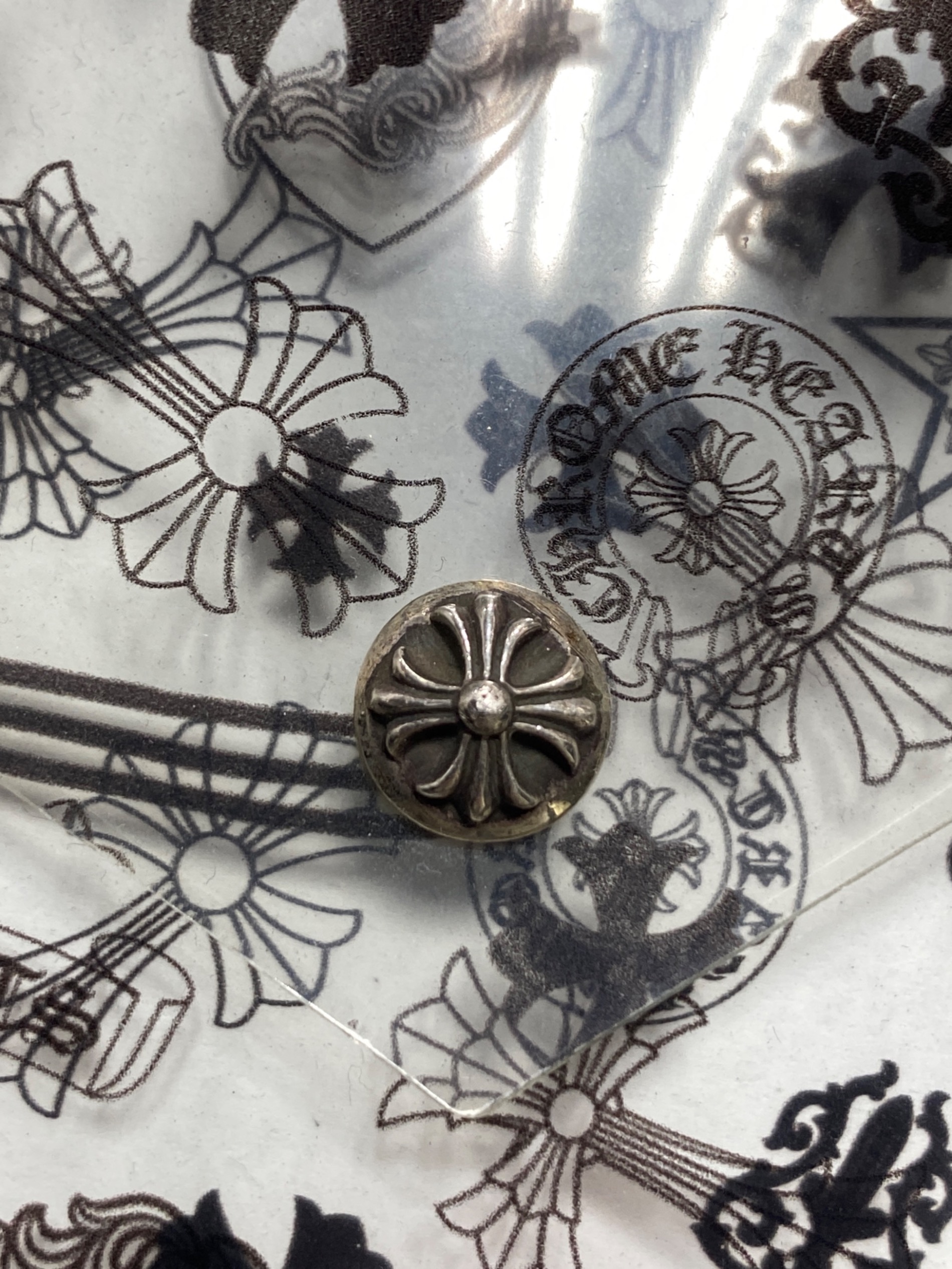 米国直営店購入] CHROME HEARTS クリアポーチ ミディアム 米国直営店