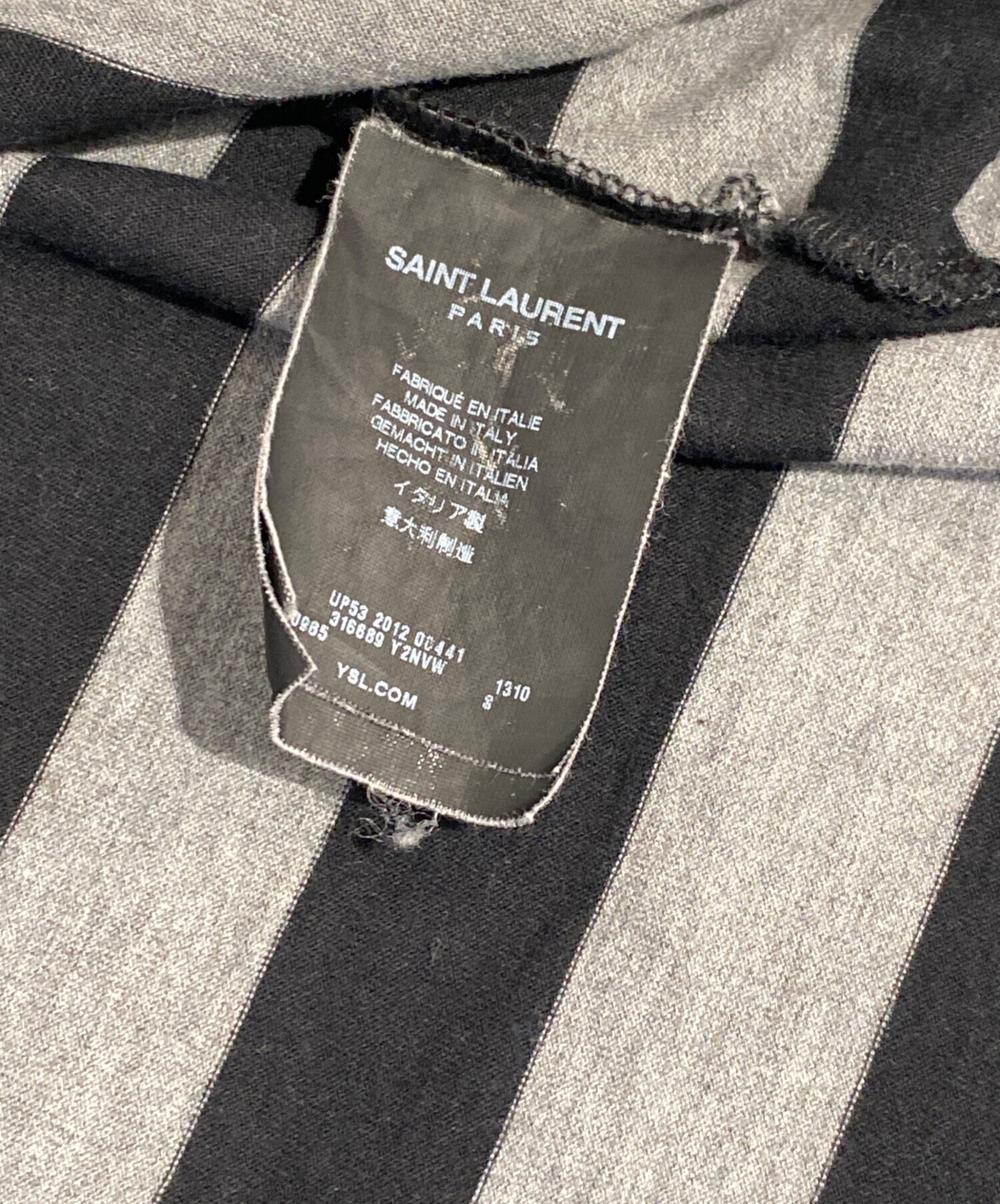 中古・古着通販】Saint Laurent Paris (サンローランパリ) ロゴ刺繍