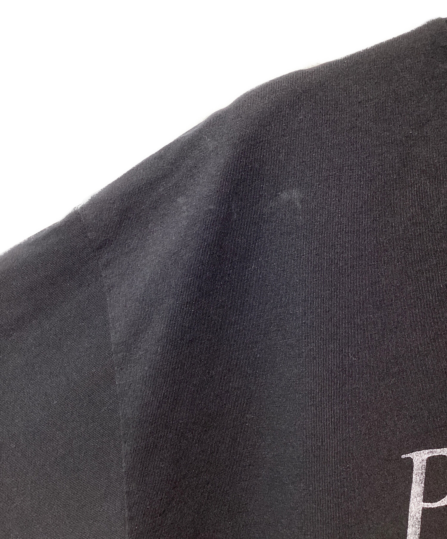 新品 L マルジェラ 25ss ブランド ミニロゴTシャツ 灰色 18125