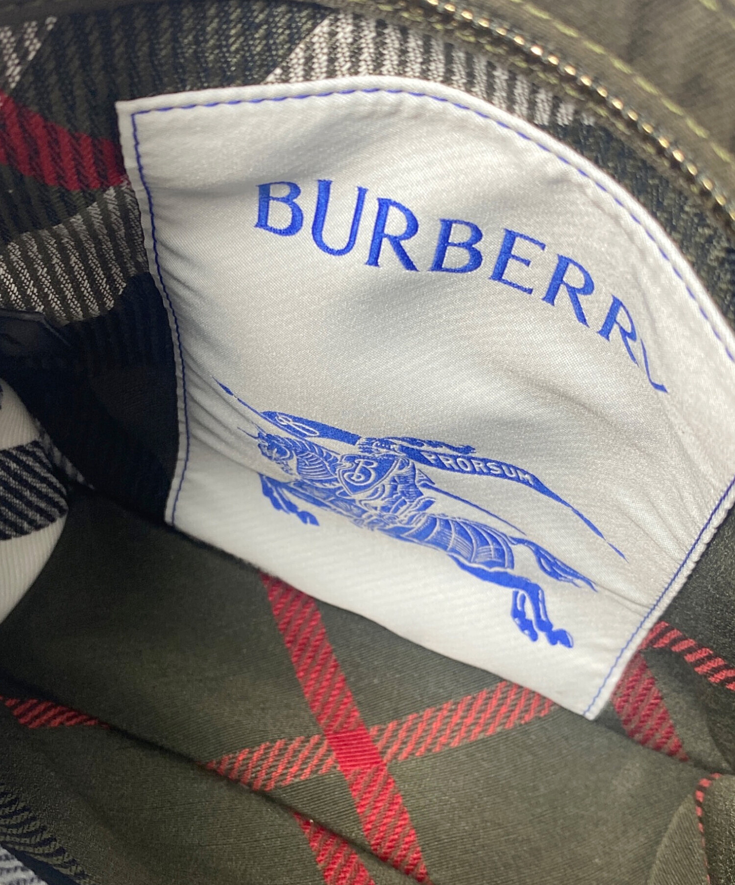 中古・古着通販】BURBERRY (バーバリー) ミニトレンチトート オリーブ