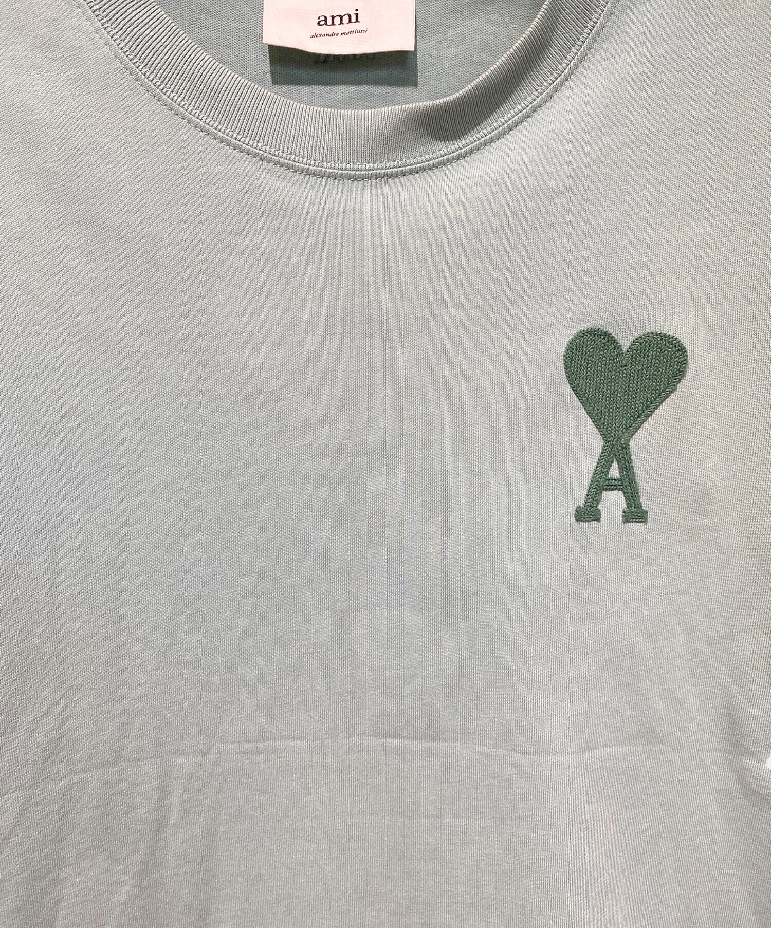 中古・古着通販】AMI PARIS (アミ パリ) ハートロゴTシャツ ミント 