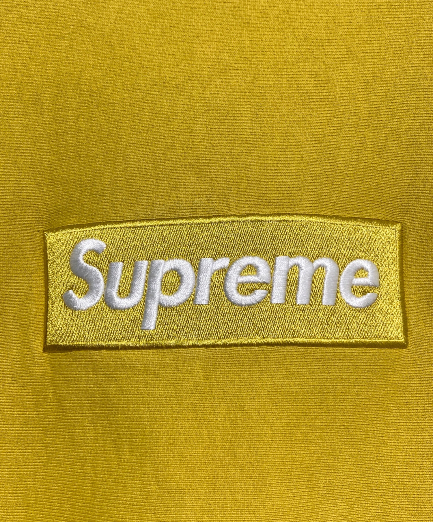 中古・古着通販】SUPREME (シュプリーム) Box Logo Crewneck イエロー