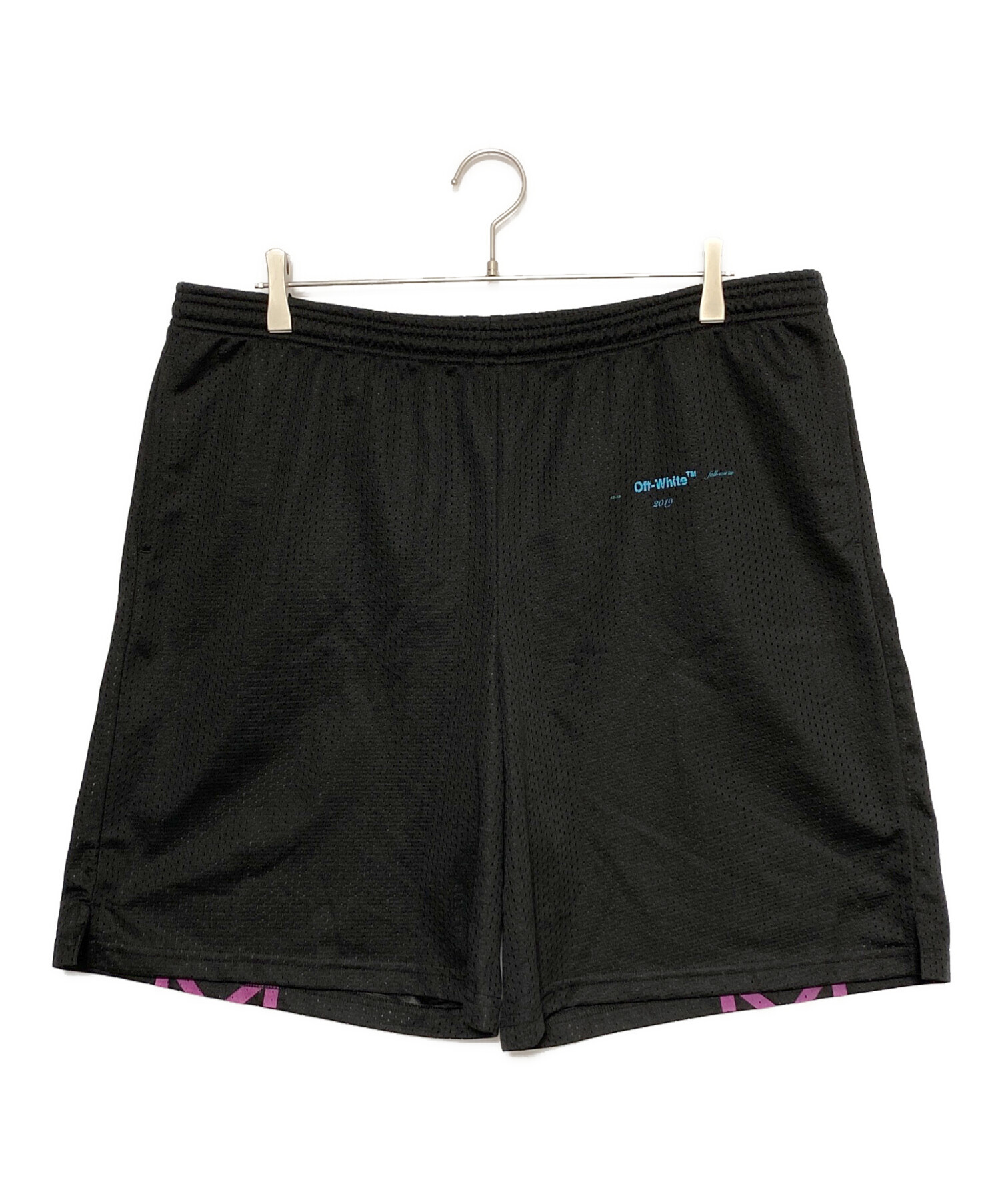 中古・古着通販】OFFWHITE (オフホワイト) メッシュショートパンツ 