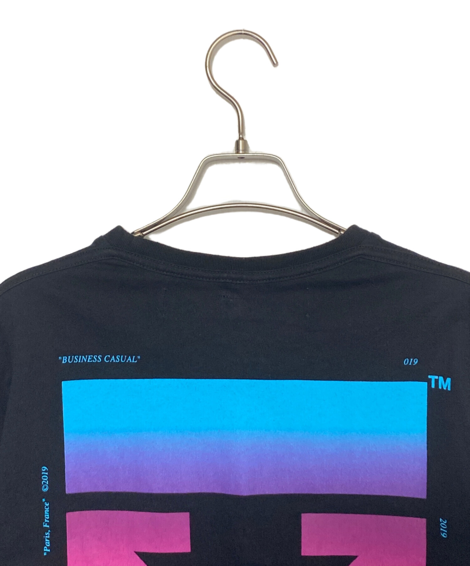 中古・古着通販】OFFWHITE (オフホワイト) グラデーションバイアスロゴ