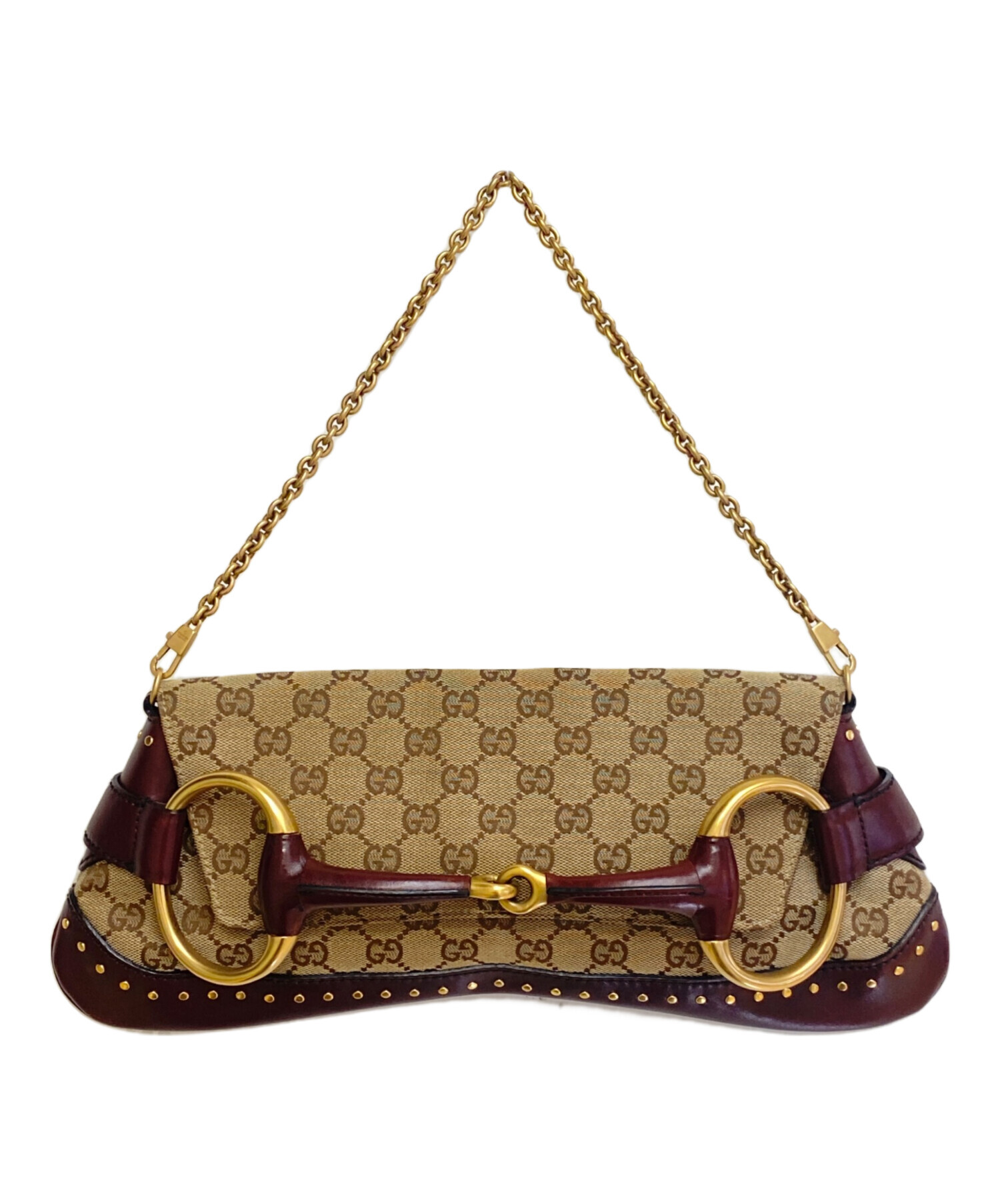 中古・古着通販】GUCCI (グッチ) ホースビット チェーン ショルダー 