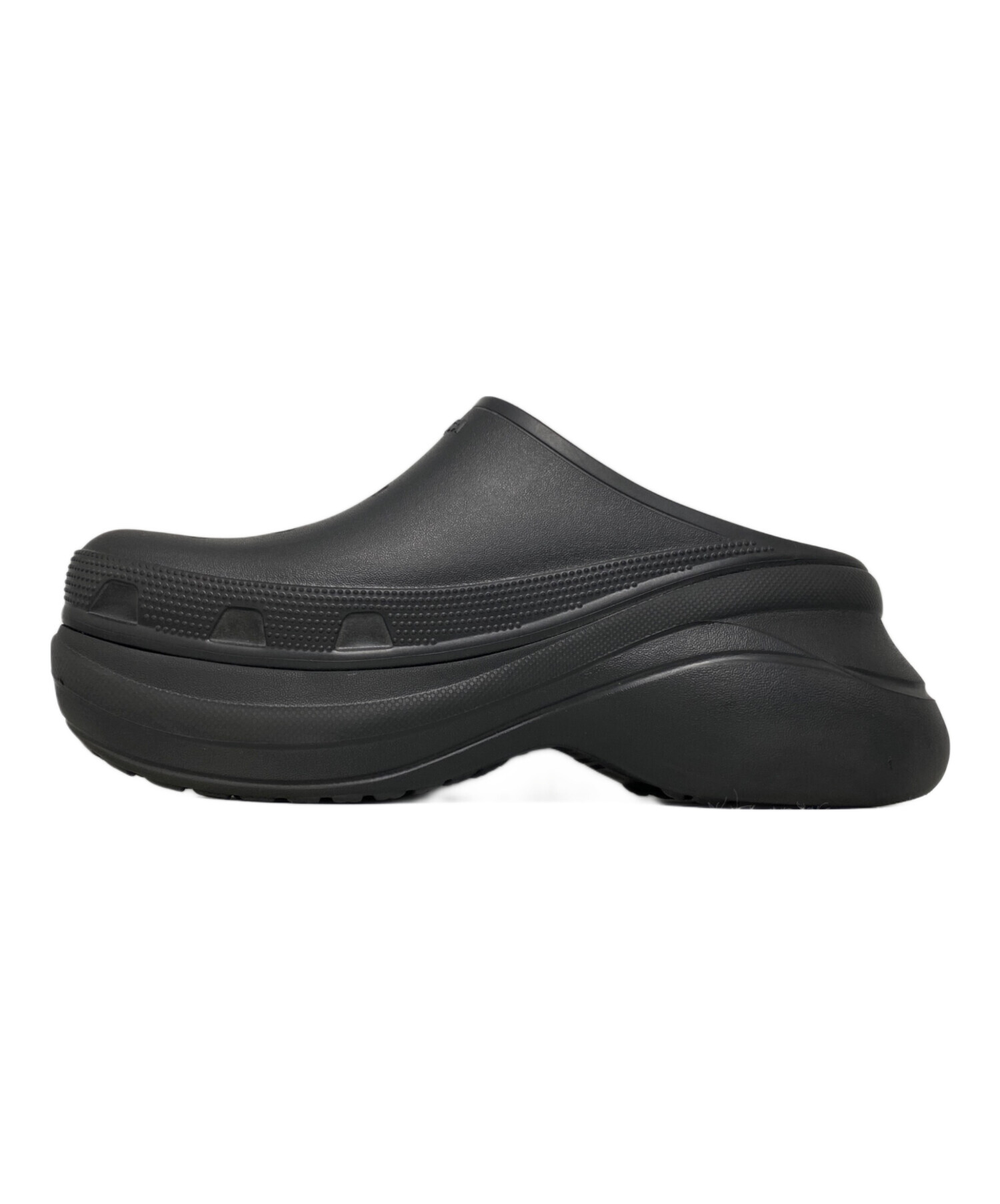 中古・古着通販】BALENCIAGA (バレンシアガ) CROCS ミュール ブラック 