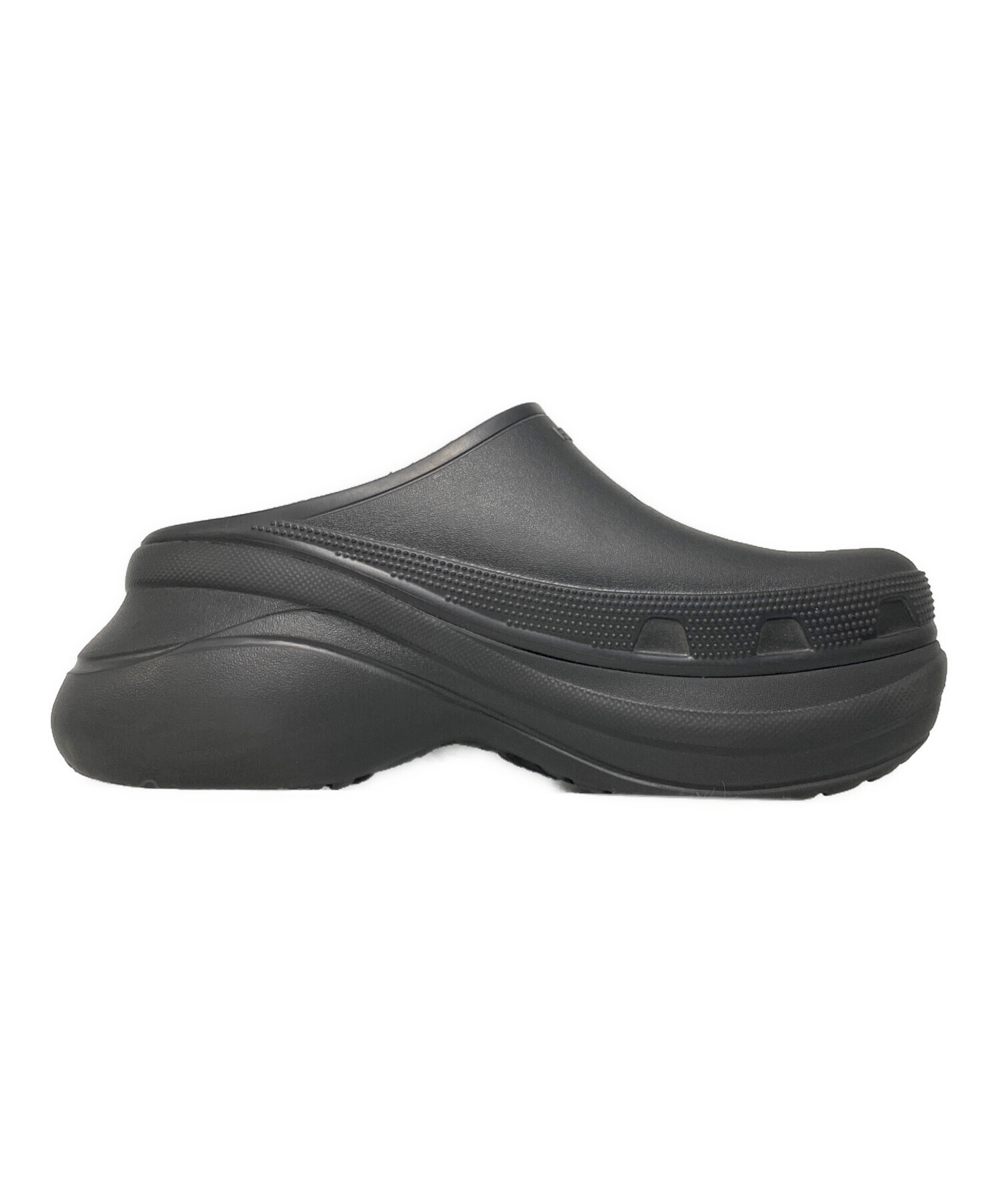 中古・古着通販】BALENCIAGA (バレンシアガ) CROCS ミュール ブラック