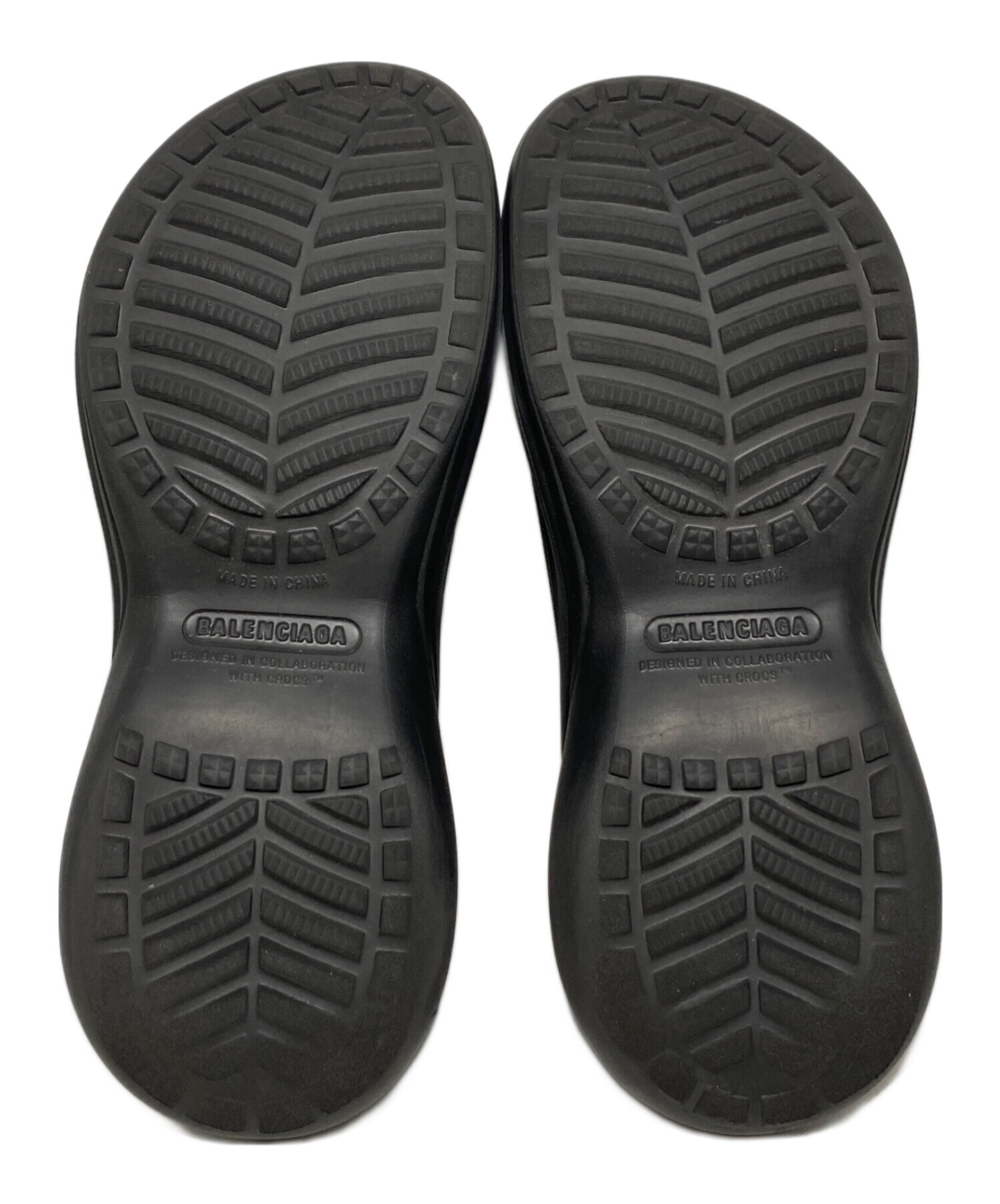 中古・古着通販】BALENCIAGA (バレンシアガ) CROCS ミュール ブラック