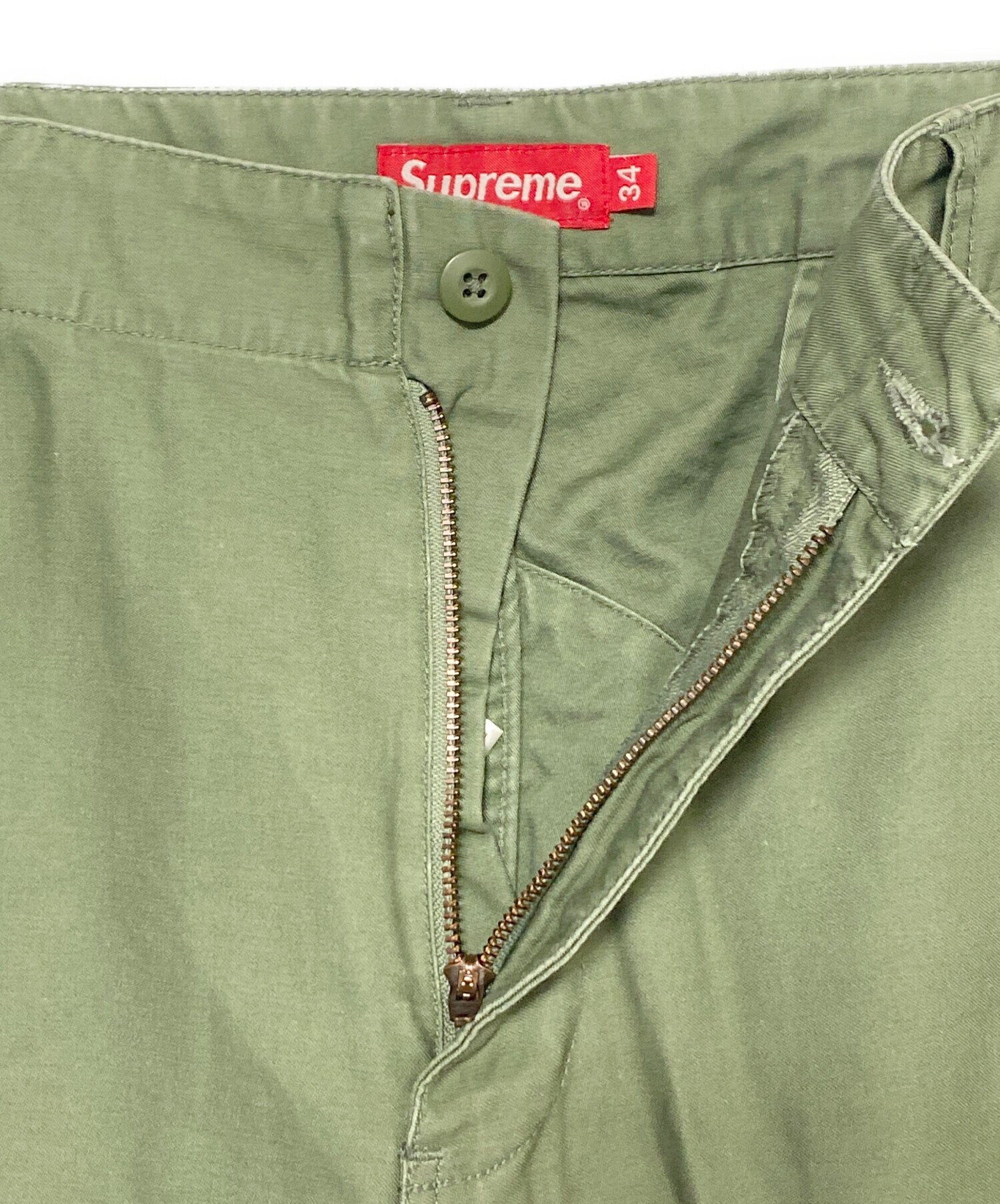 中古・古着通販】SUPREME (シュプリーム) cargo short olive グリーン