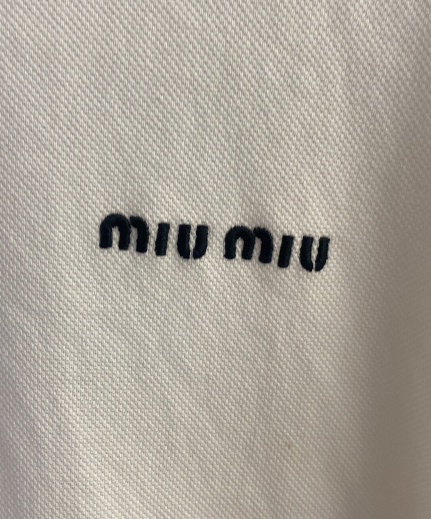 miu✴︎コメント必須！ 中古・古着通販】MIU MIU (ミュウミュウ) コットンピケ ポロシャツ