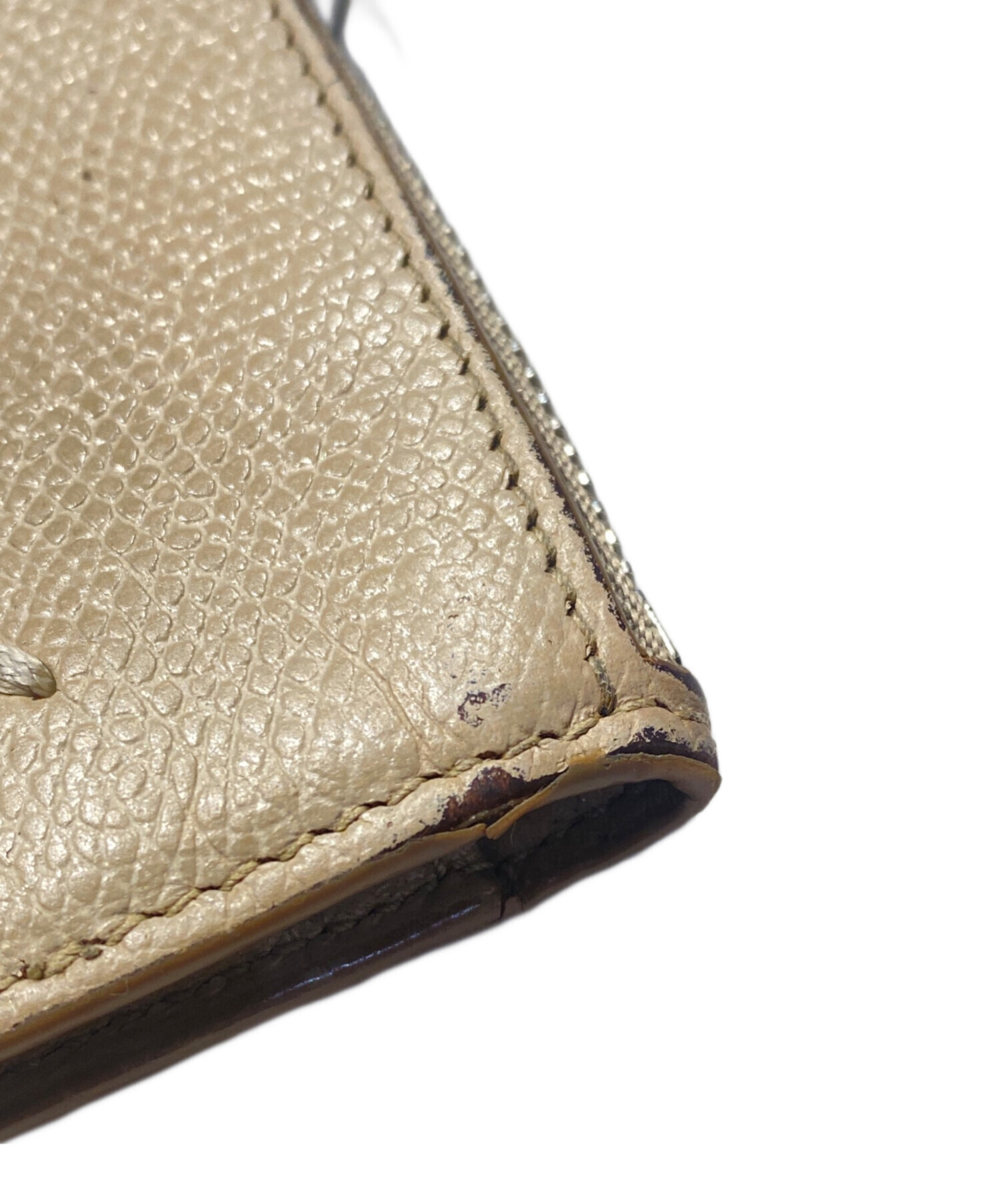 （HALLE）メゾンマルジェラ 財布 ベージュ HALLE）メゾンマルジェラ 財布 ベージュ メゾンマルジェラ MAISON