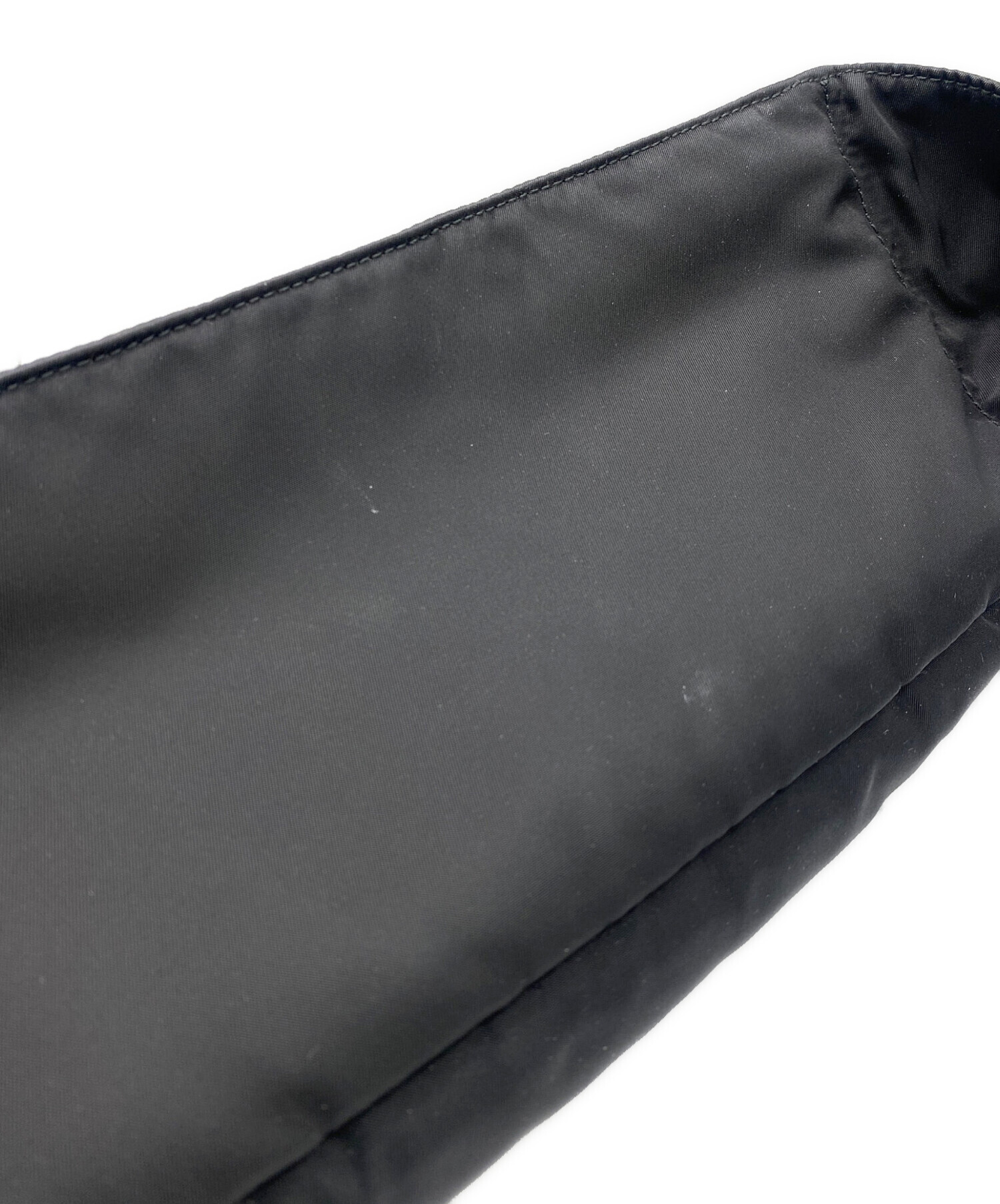 中古・古着通販】PRADA (プラダ) ナイロンウエストポーチ ブラック