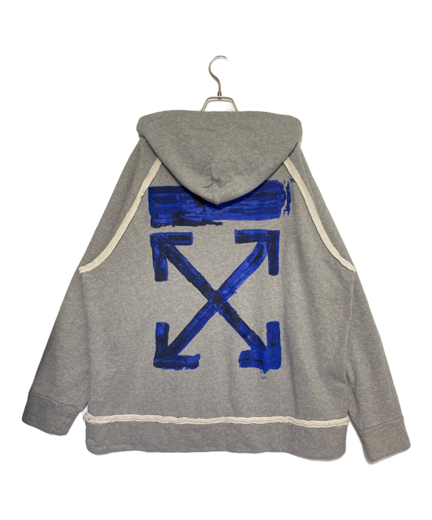 中古・古着通販】OFFWHITE (オフホワイト) ペイントアローロゴパーカー